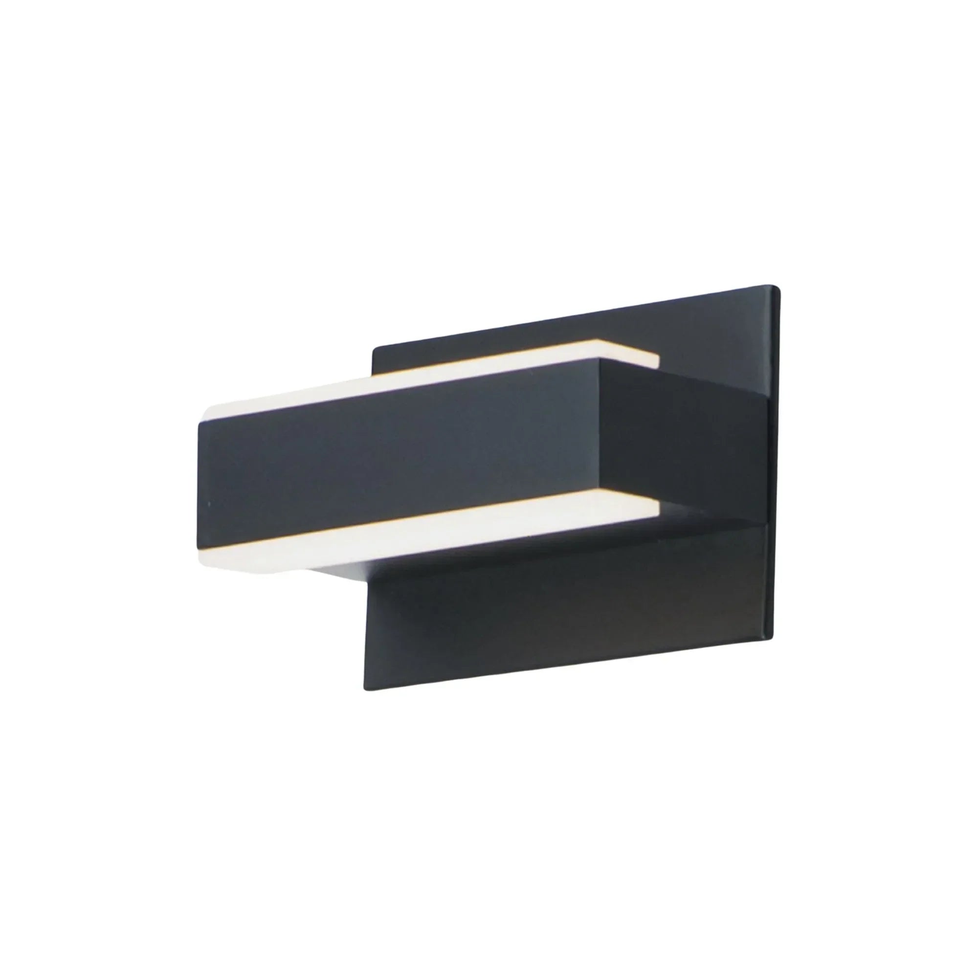 Omni 7" LED Wall Sconce, Black Finish