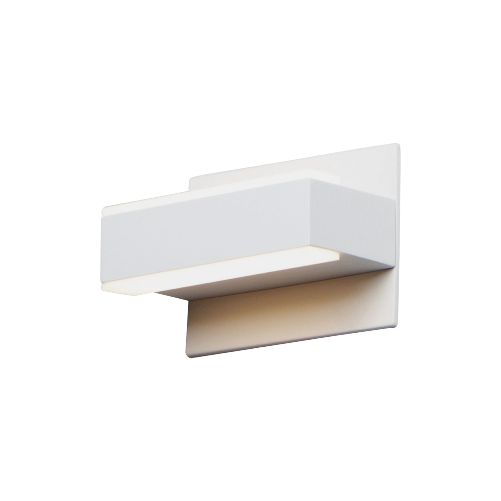 Omni 7" LED Wall Sconce, White Finish
