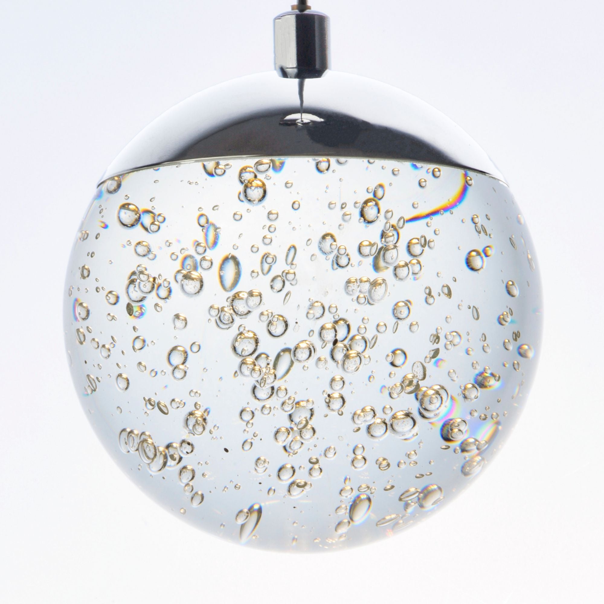 Orb II 6" LED Mini Pendant, Polished Chrome Finish