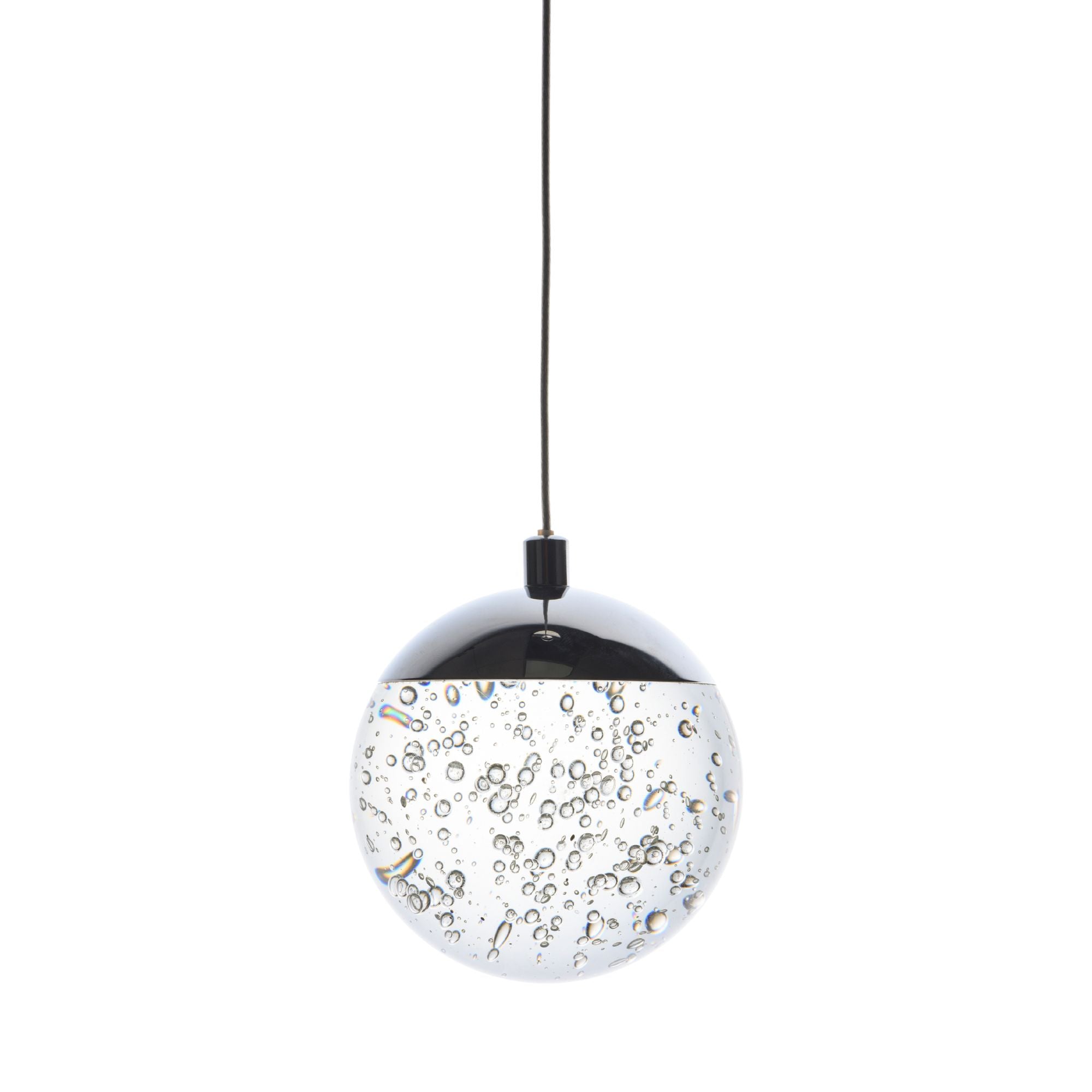 Orb II 6" LED Mini Pendant, Polished Chrome Finish