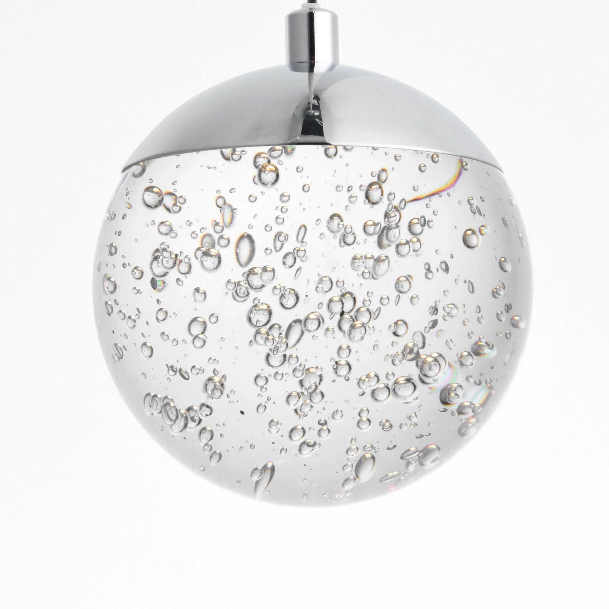 ET2 Lighting - Orb II 12" 3-Light LED Pendant, Polished Chrome Finish | Bees Lighting