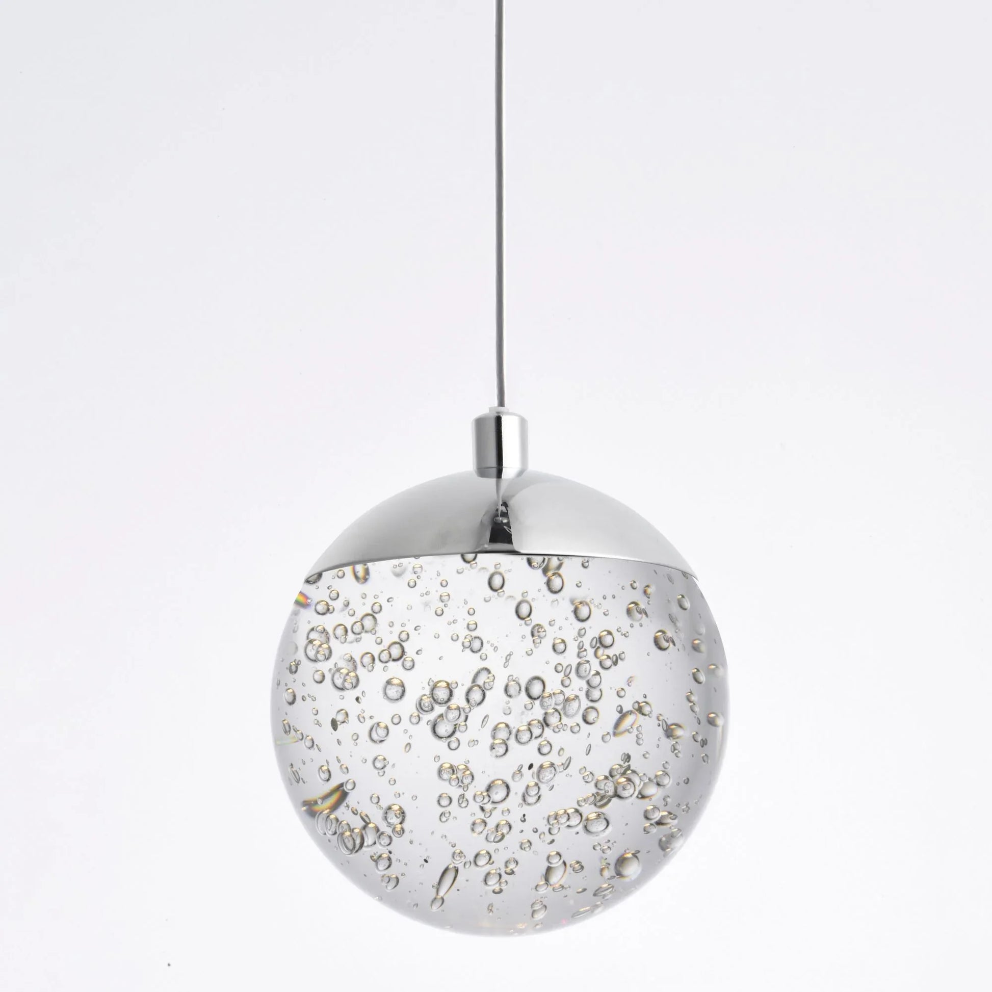 ET2 Lighting - Orb II 12" 3-Light LED Pendant, Polished Chrome Finish | Bees Lighting