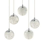 ET2 Lighting - Orb II Round Multi Light Pendant | Bees Lighting