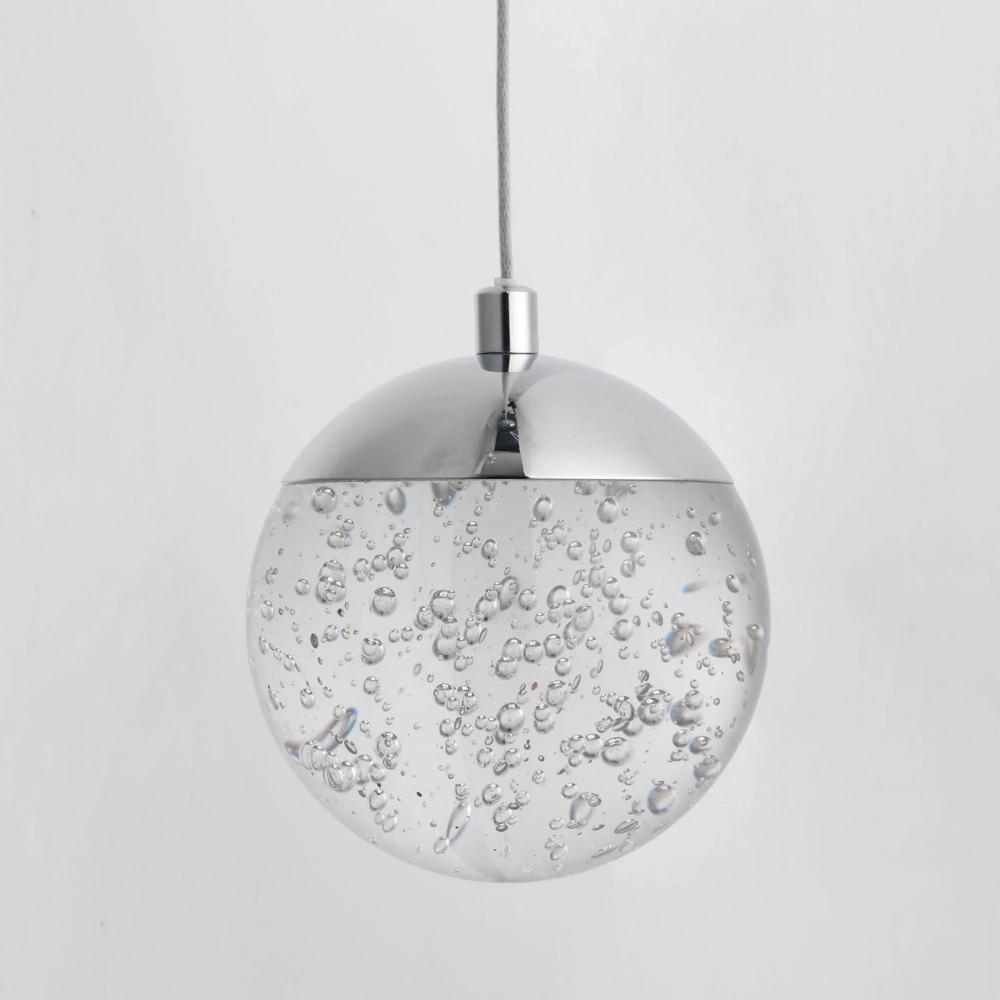 ET2 Lighting - Orb II 16" 5-Light LED Pendant, Polished Chrome Finish | Bees Lighting