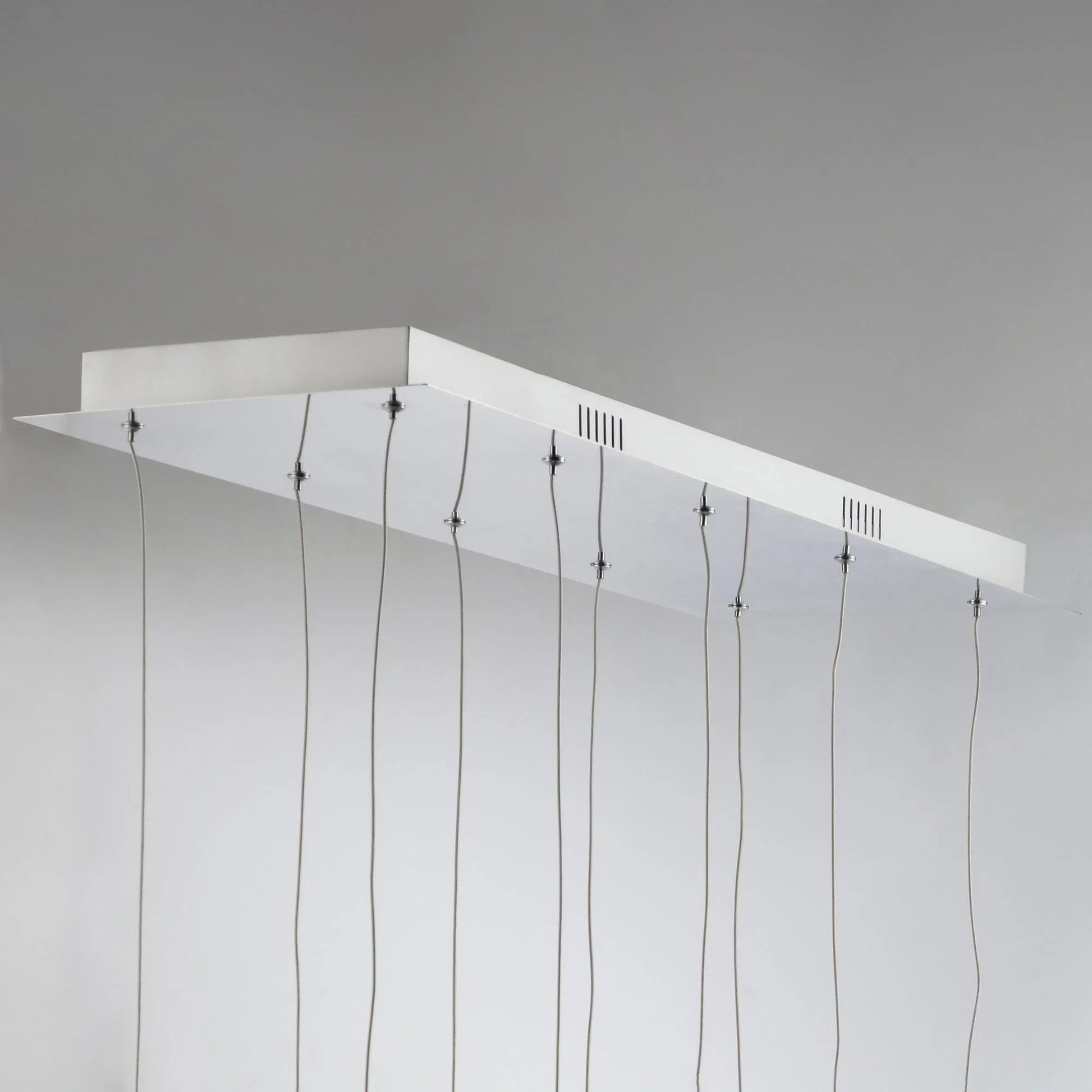 ET2 Lighting - Orb II 34" 10-Light LED Linear Pendant, Polished Chrome Finish | Bees Lighting