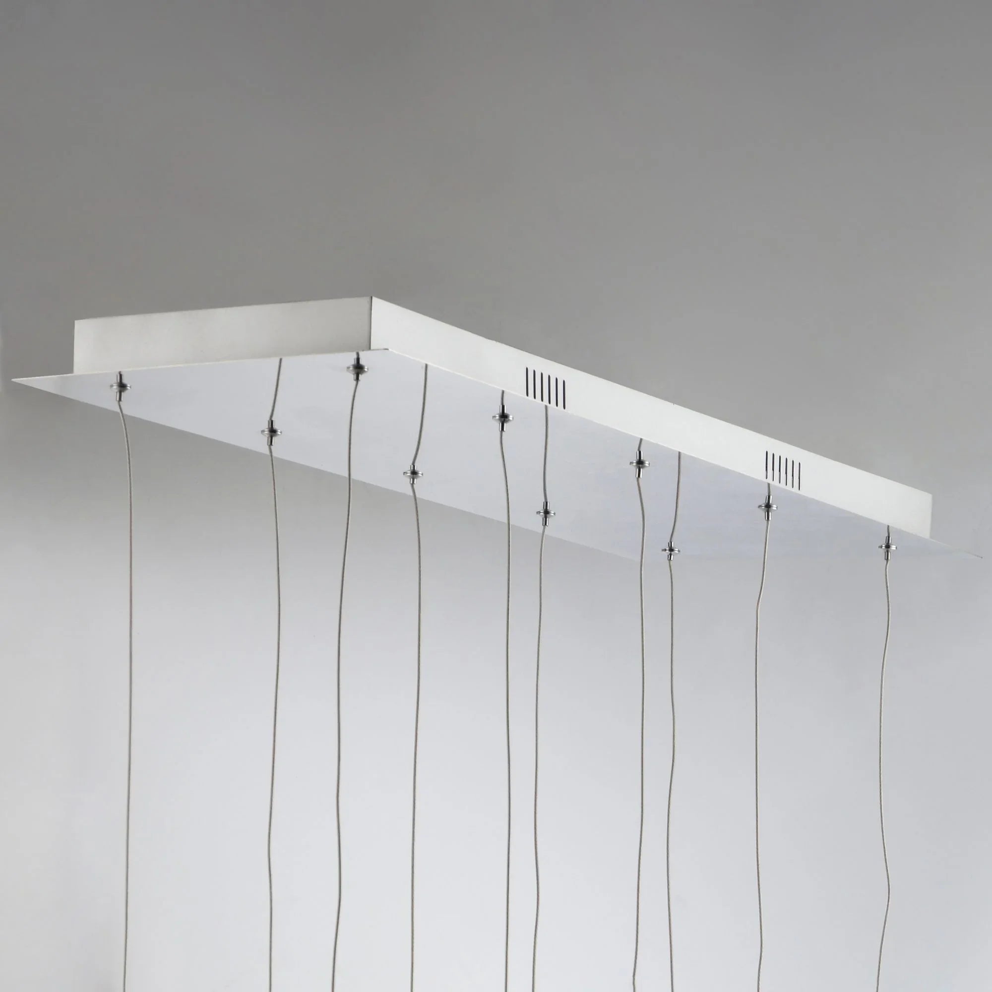 ET2 Lighting - Orb II 34" 10-Light LED Linear Pendant, Polished Chrome Finish | Bees Lighting