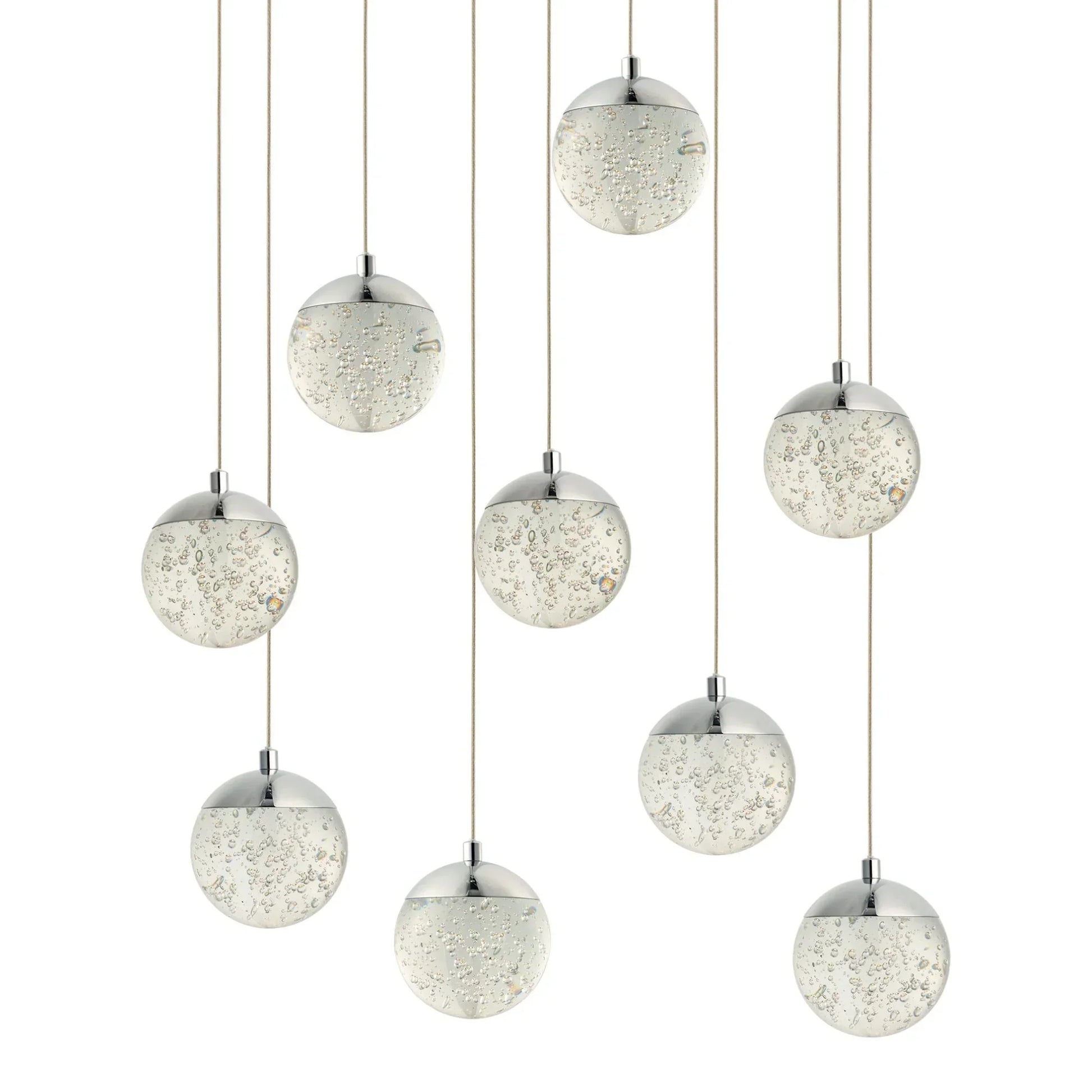 ET2 Lighting - Orb II Round Multi Light Pendant | Bees Lighting