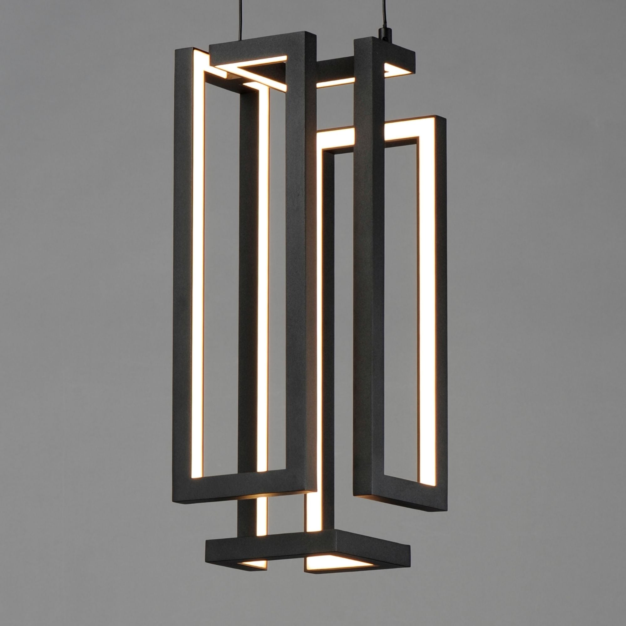 ET2 Lighting - Penrose 18" LED Pendant, Black Finish | Bees Lighting