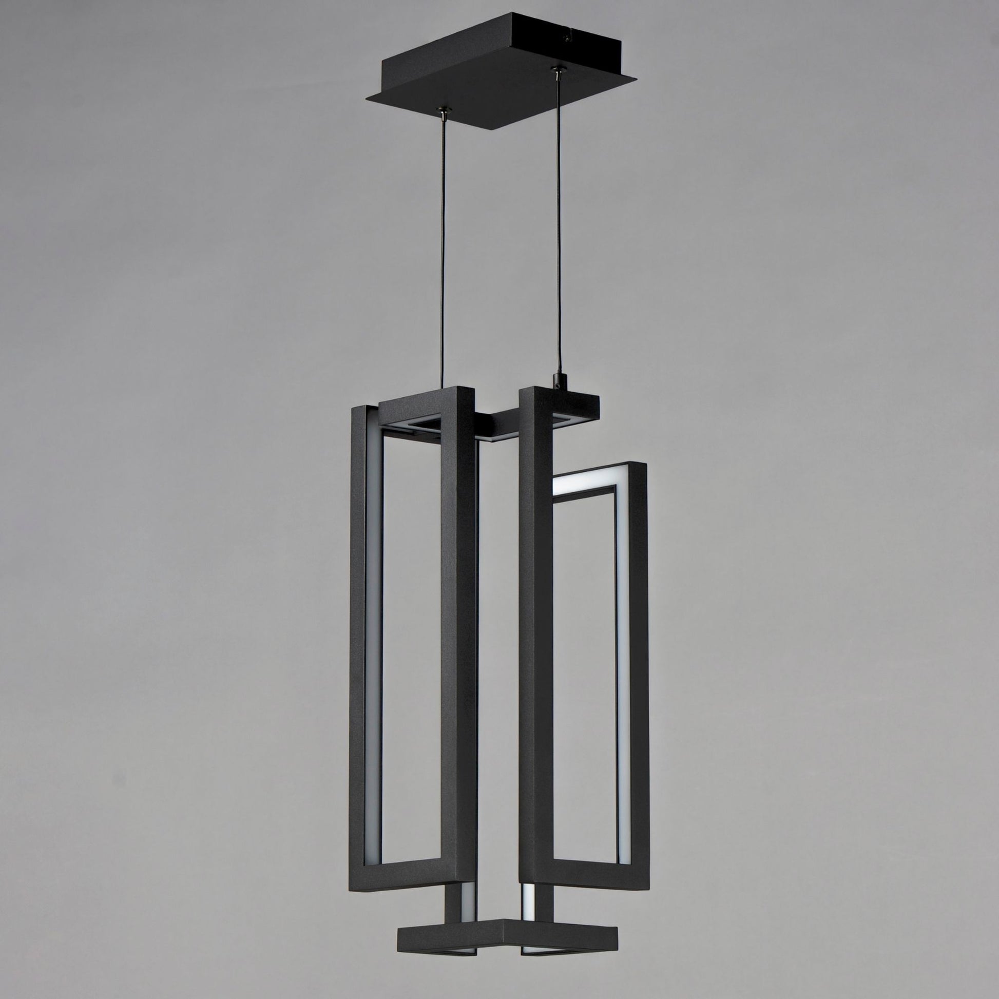 ET2 Lighting - Penrose 18" LED Pendant, Black Finish | Bees Lighting