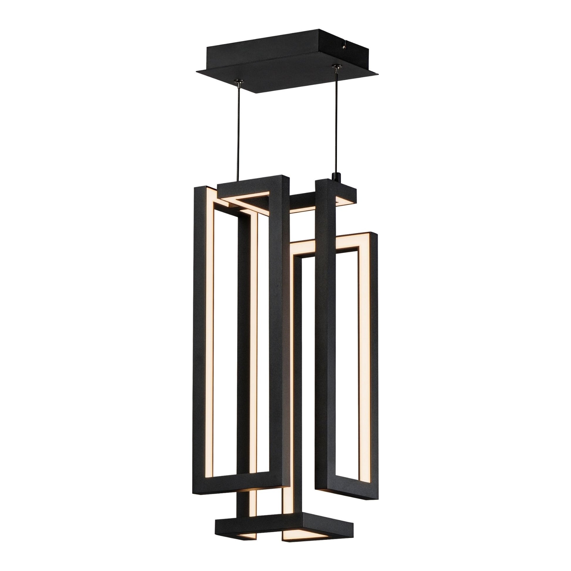 ET2 Lighting - Penrose 18" LED Pendant, Black Finish | Bees Lighting