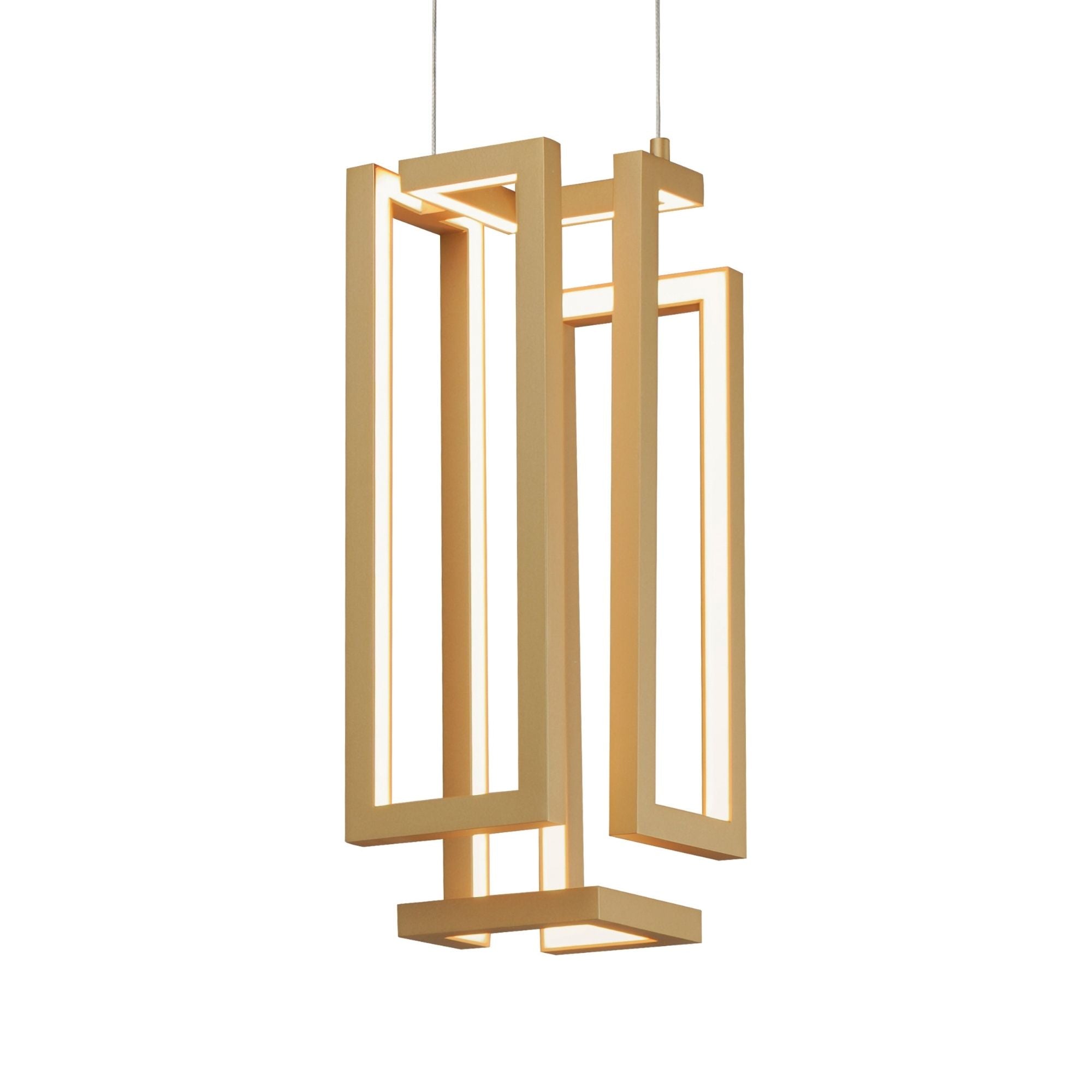 Penrose 18" LED Pendant, Gold Finish