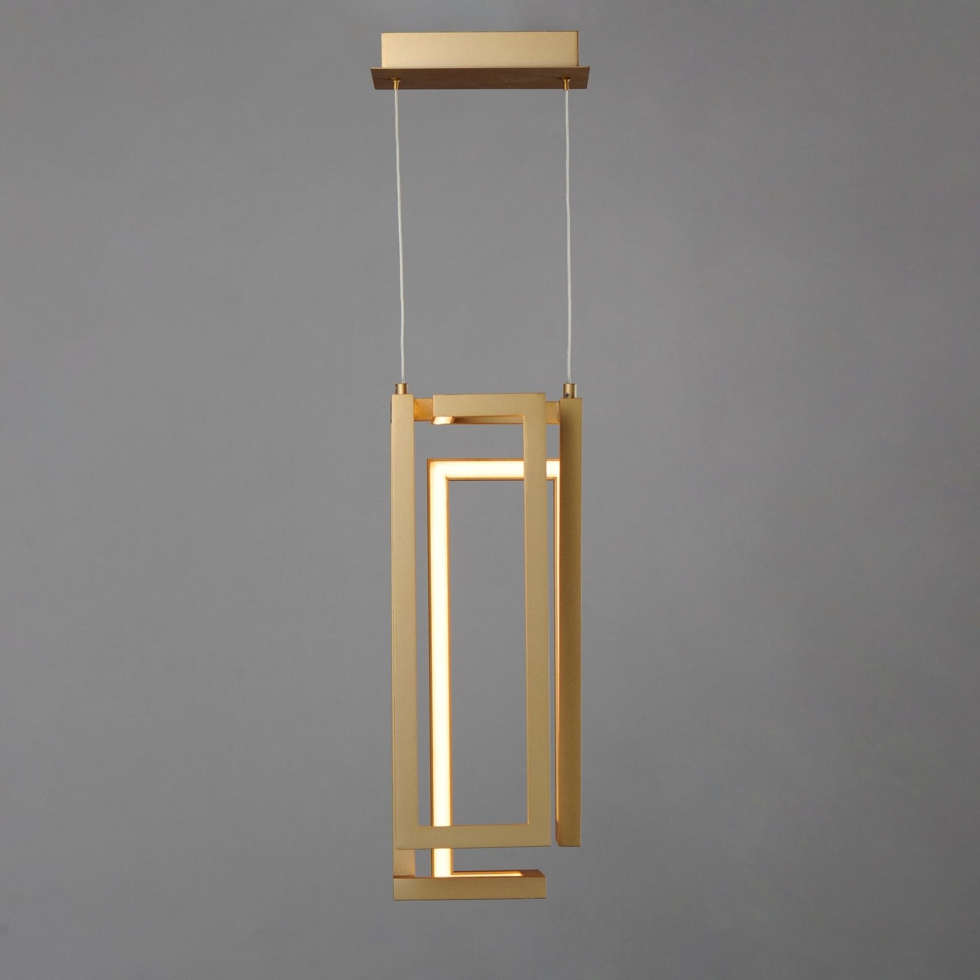 ET2 Lighting - Penrose 18" LED Pendant, Gold Finish | Bees Lighting