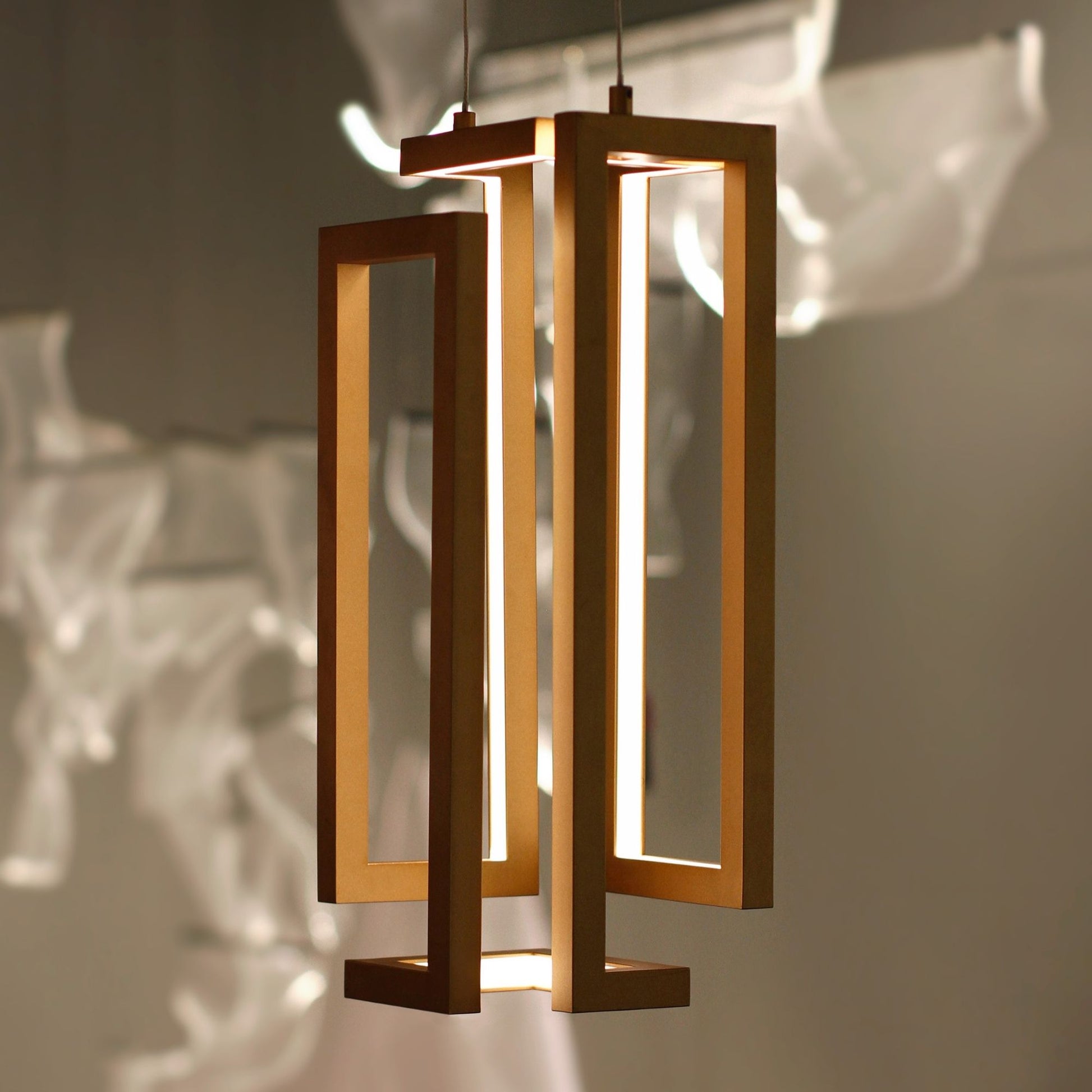 ET2 Lighting - Penrose 18" LED Pendant, Gold Finish | Bees Lighting