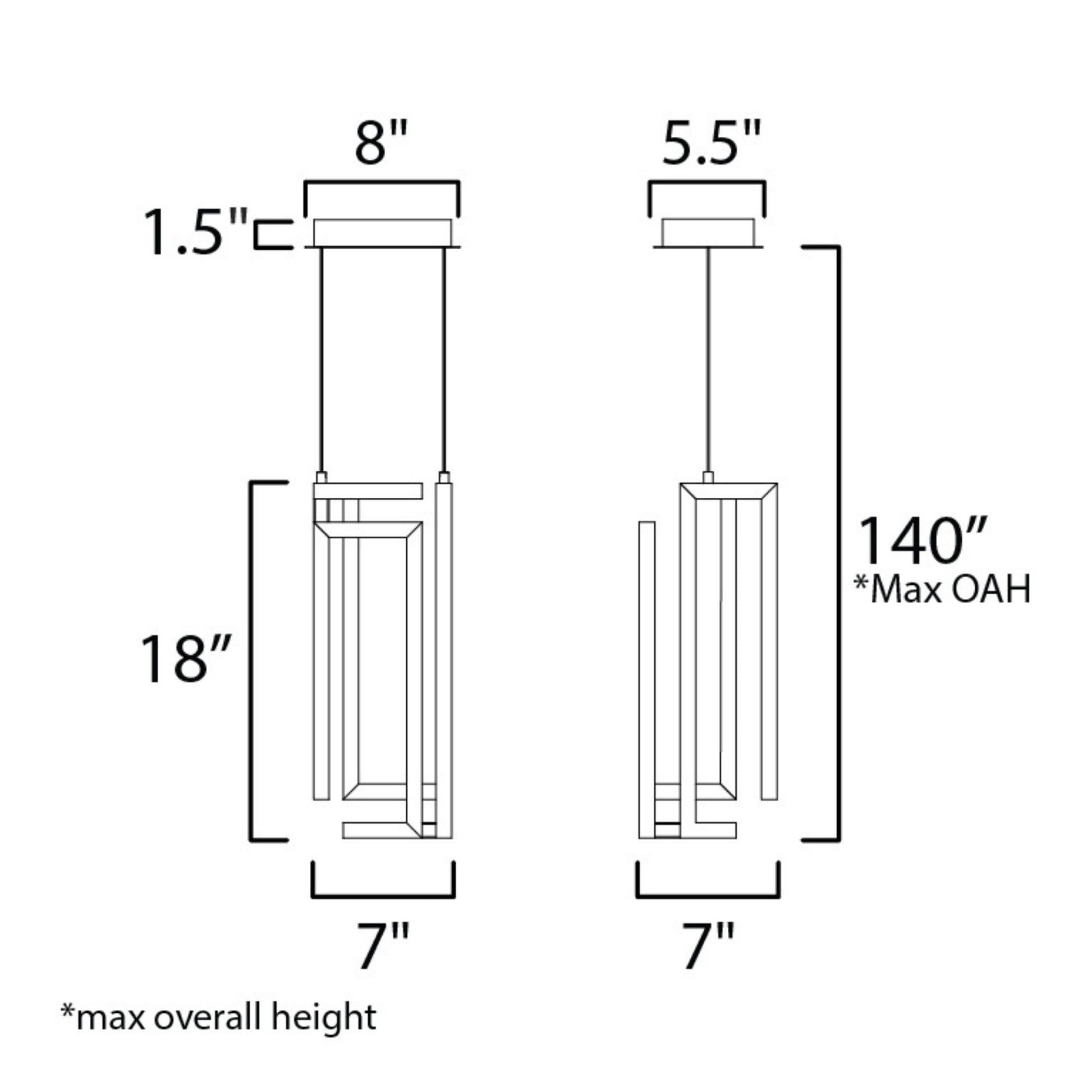ET2 Lighting - Penrose 18" LED Pendant, Gold Finish | Bees Lighting
