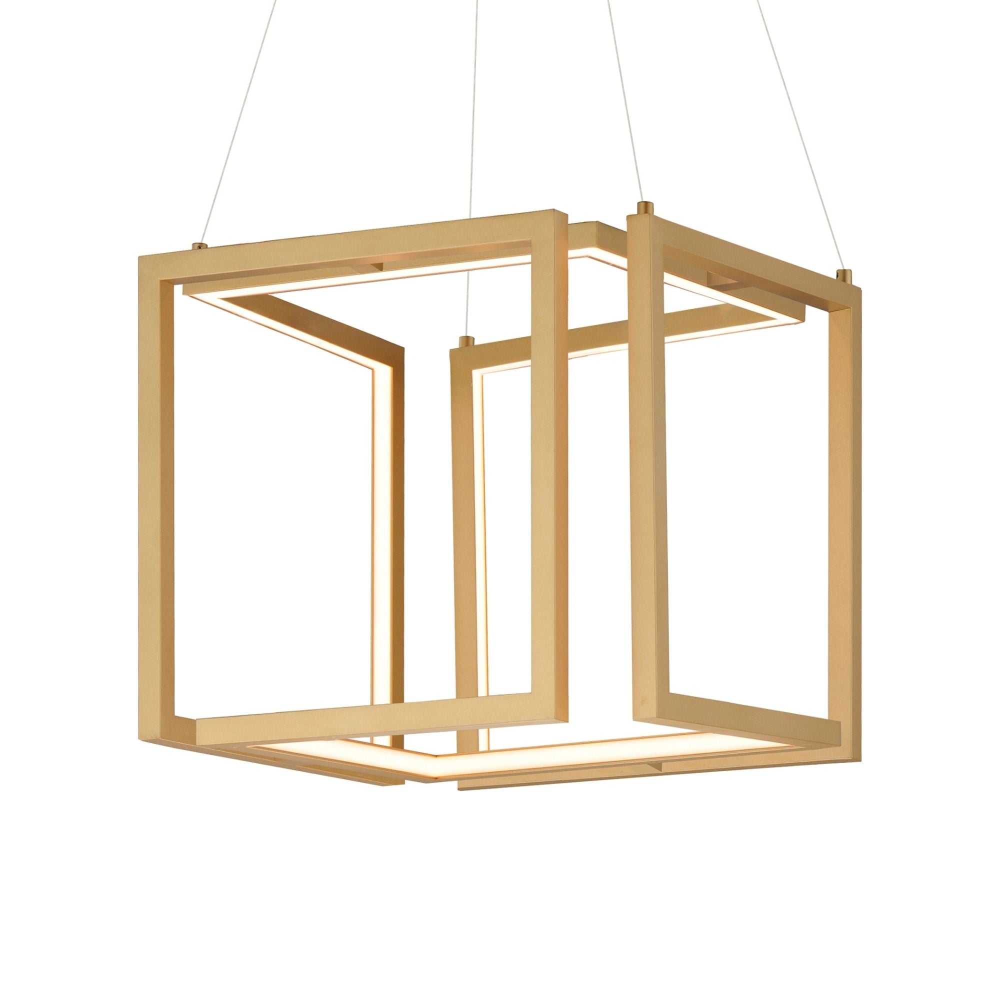 Penrose 16" LED Pendant, 120-277V, Gold Finish