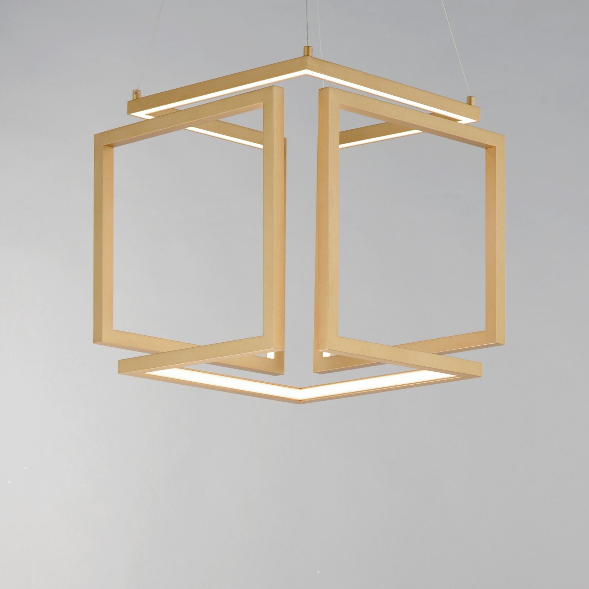 ET2 Lighting - Penrose 16" LED Pendant, 120-277V, Gold Finish | Bees Lighting