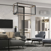 ET2 Lighting - Penrose 38" Linear LED Pendant, 120-277V, Black Finish | Bees Lighting