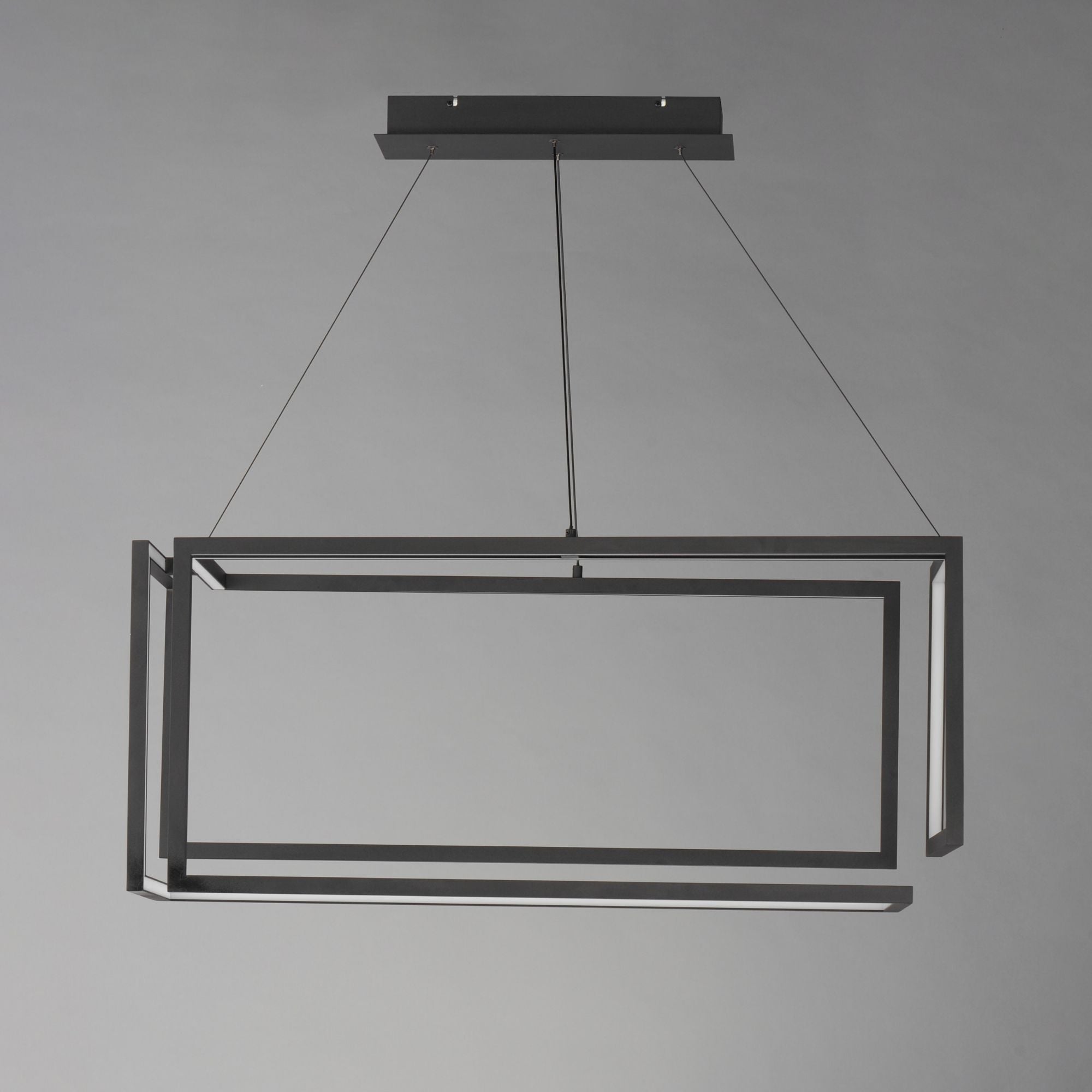 ET2 Lighting - Penrose 38" Linear LED Pendant, 120-277V, Black Finish | Bees Lighting