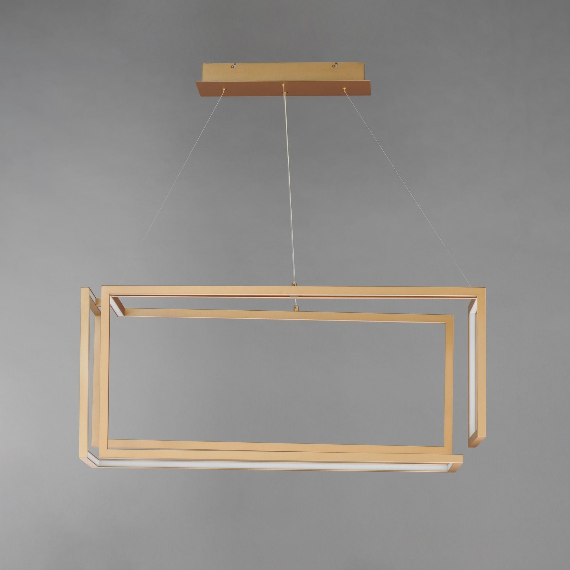 Penrose 38" Linear LED Pendant, 120-277V, Gold Finish