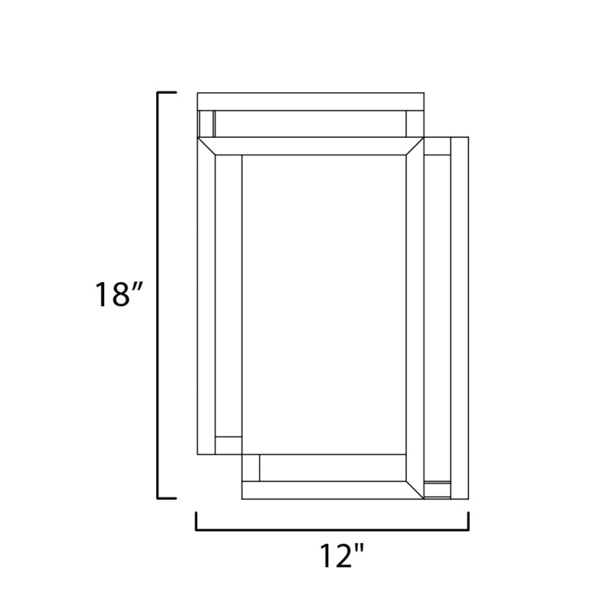 ET2 Lighting - Penrose 18" LED Wall Sconce, Gold Finish | Bees Lighting