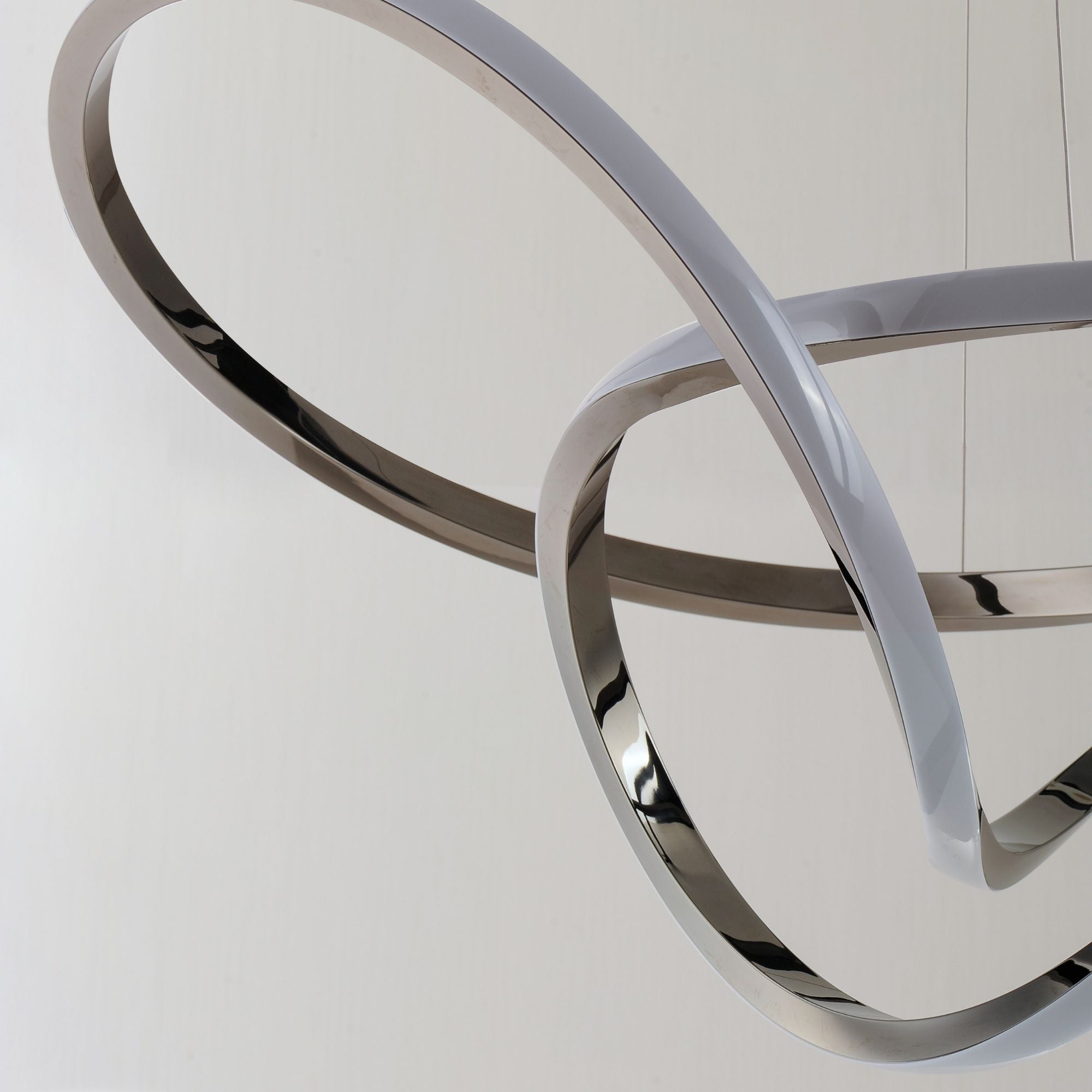 Perpetual 32" LED Pendant, Black Chrome Finish