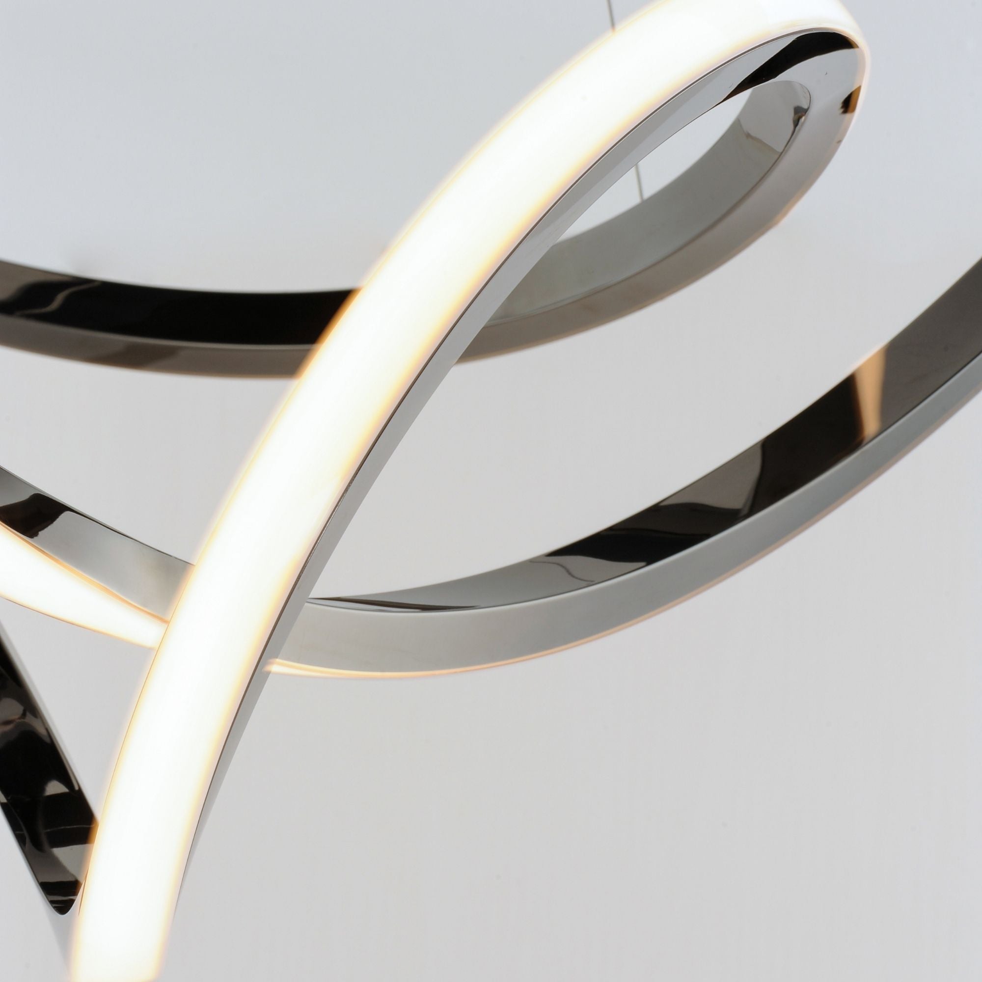 Perpetual 32" LED Pendant, Black Chrome Finish