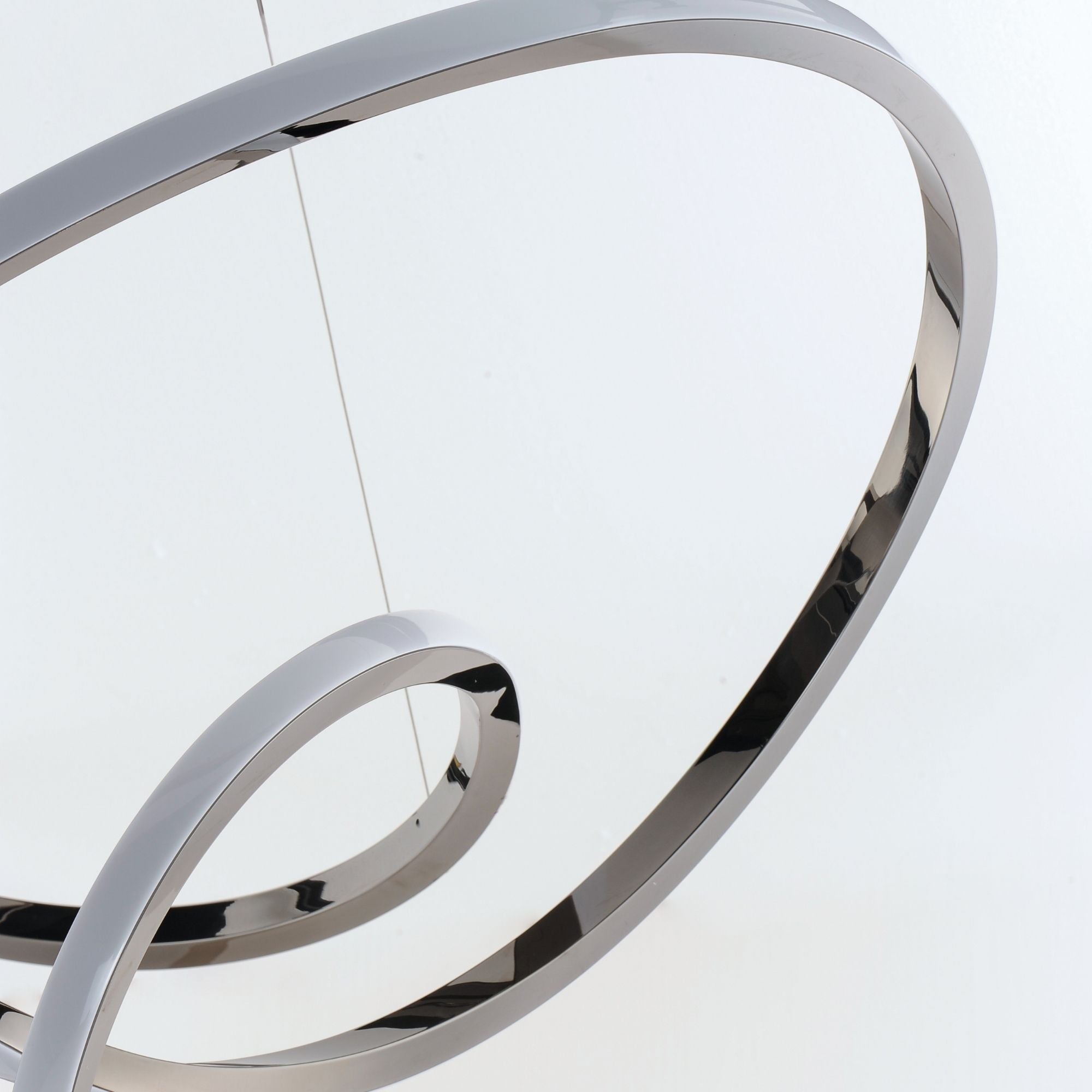 Perpetual 32" LED Pendant, Black Chrome Finish