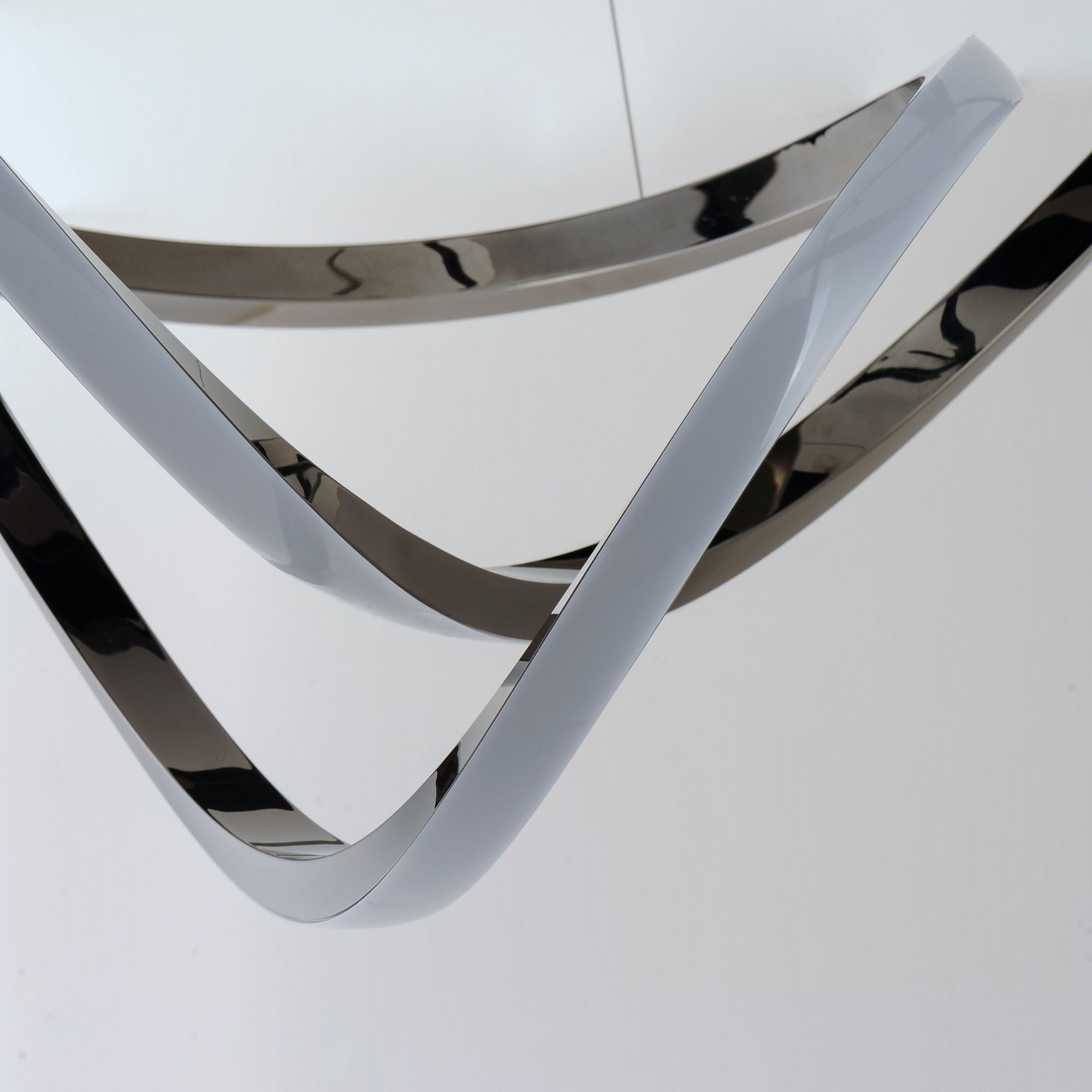 Perpetual 32" LED Pendant, Black Chrome Finish