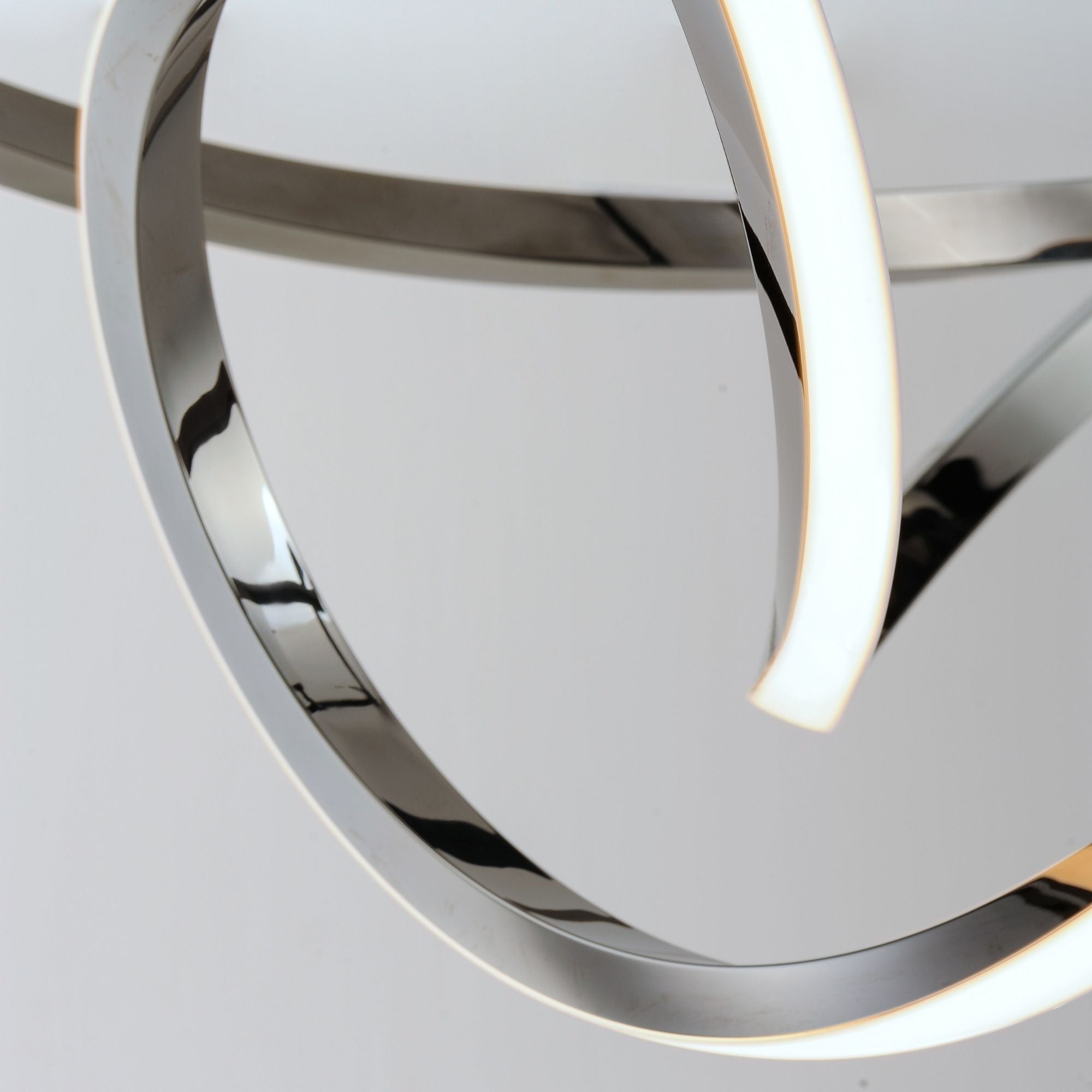 Perpetual 32" LED Pendant, Black Chrome Finish