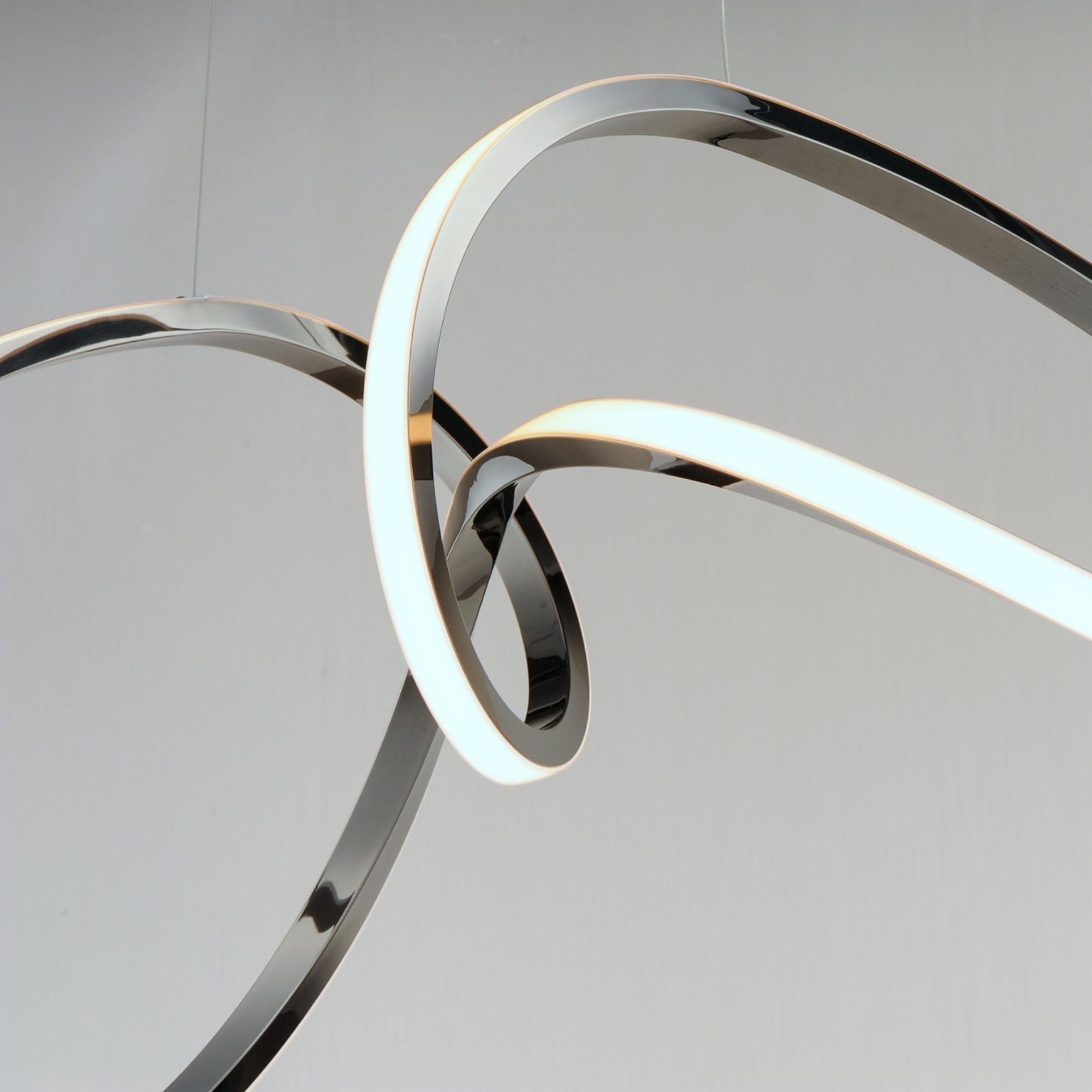 ET2 Lighting - Perpetual 37" LED Pendant, Black Chrome Finish | Bees Lighting