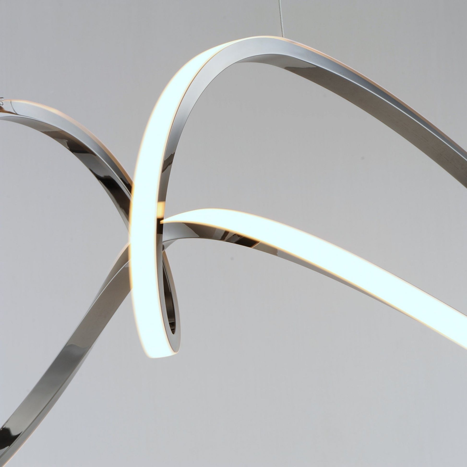 ET2 Lighting - Perpetual 37" LED Pendant, Black Chrome Finish | Bees Lighting