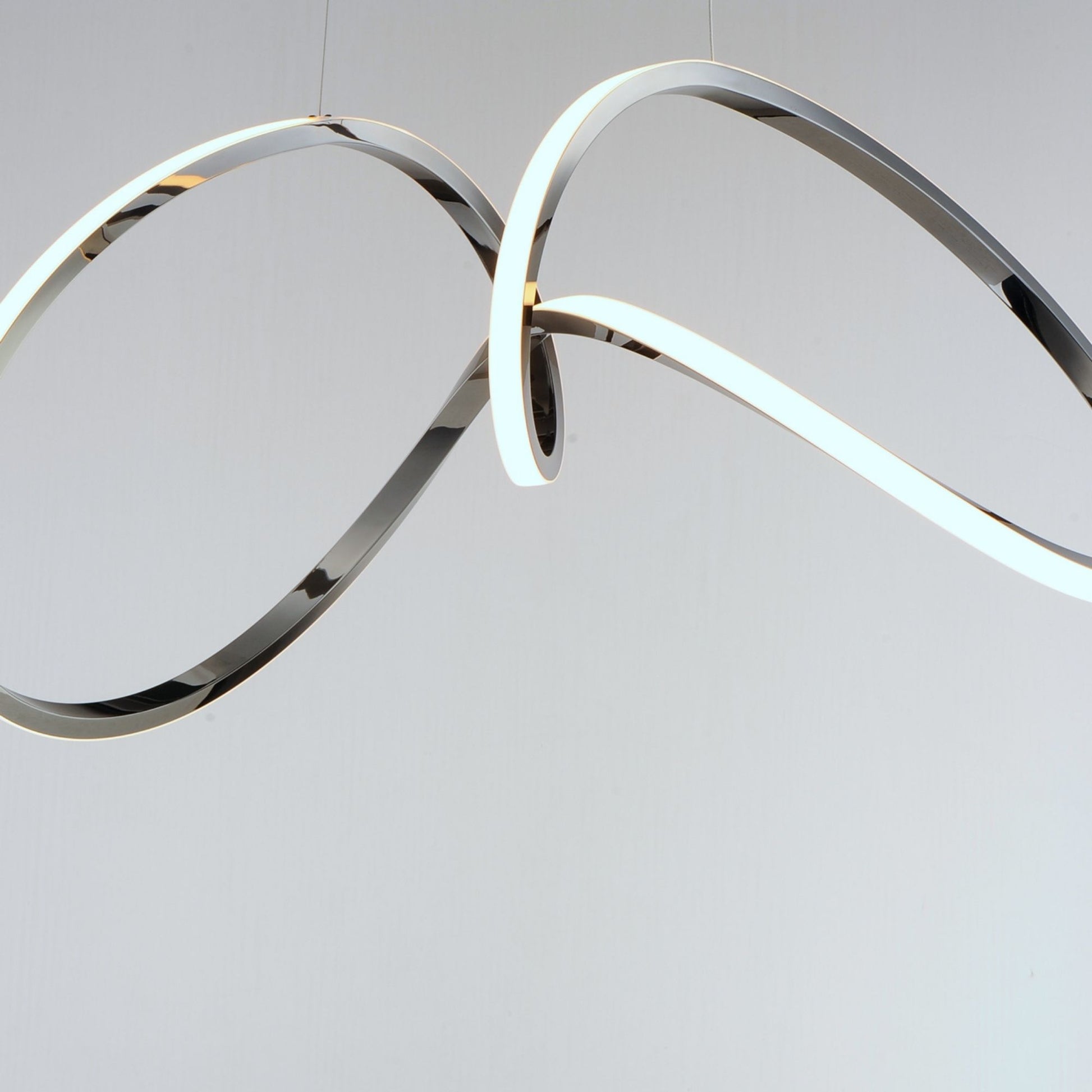 ET2 Lighting - Perpetual 37" LED Pendant, Black Chrome Finish | Bees Lighting