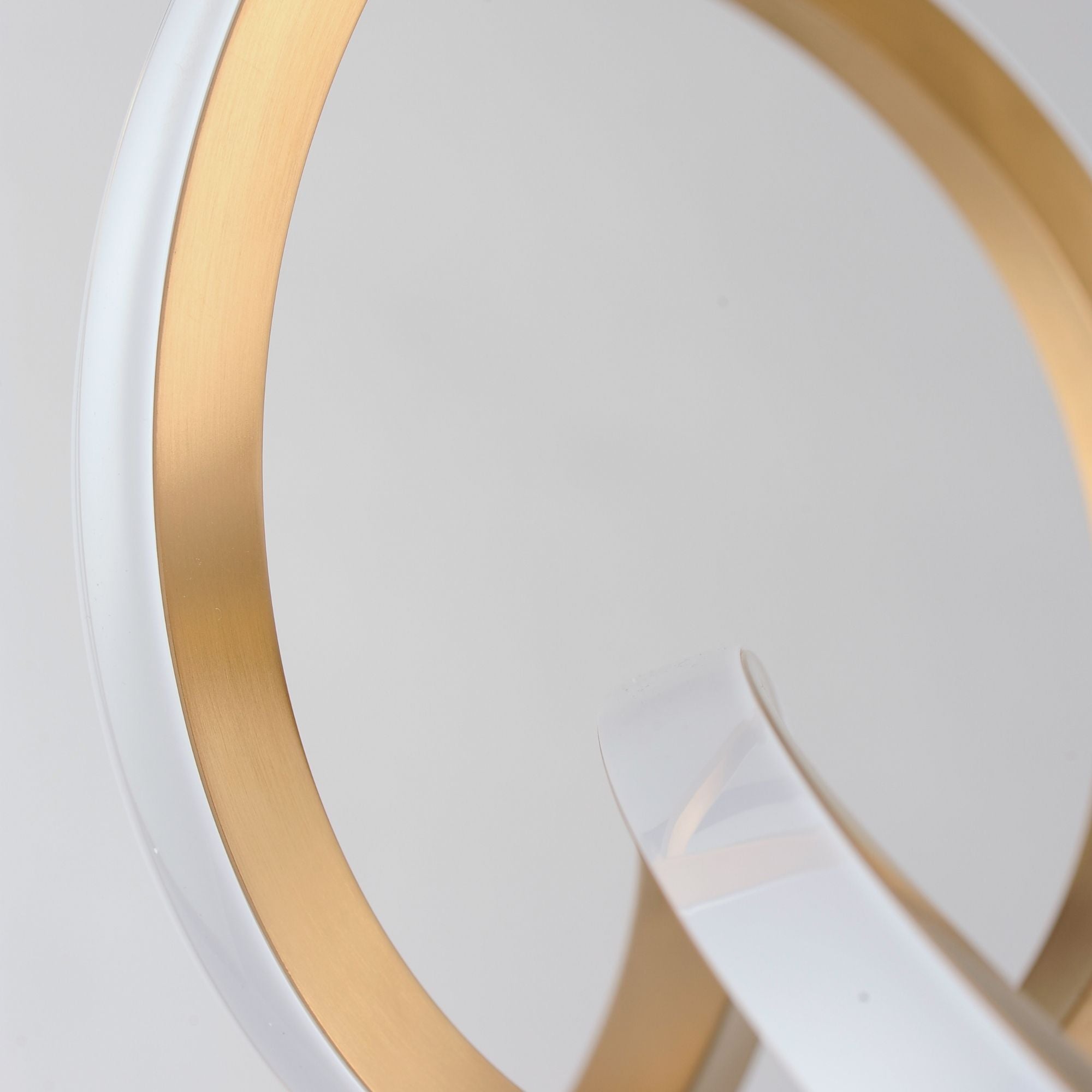 Perpetual 37" LED Pendant, Brushed Champagne Finish