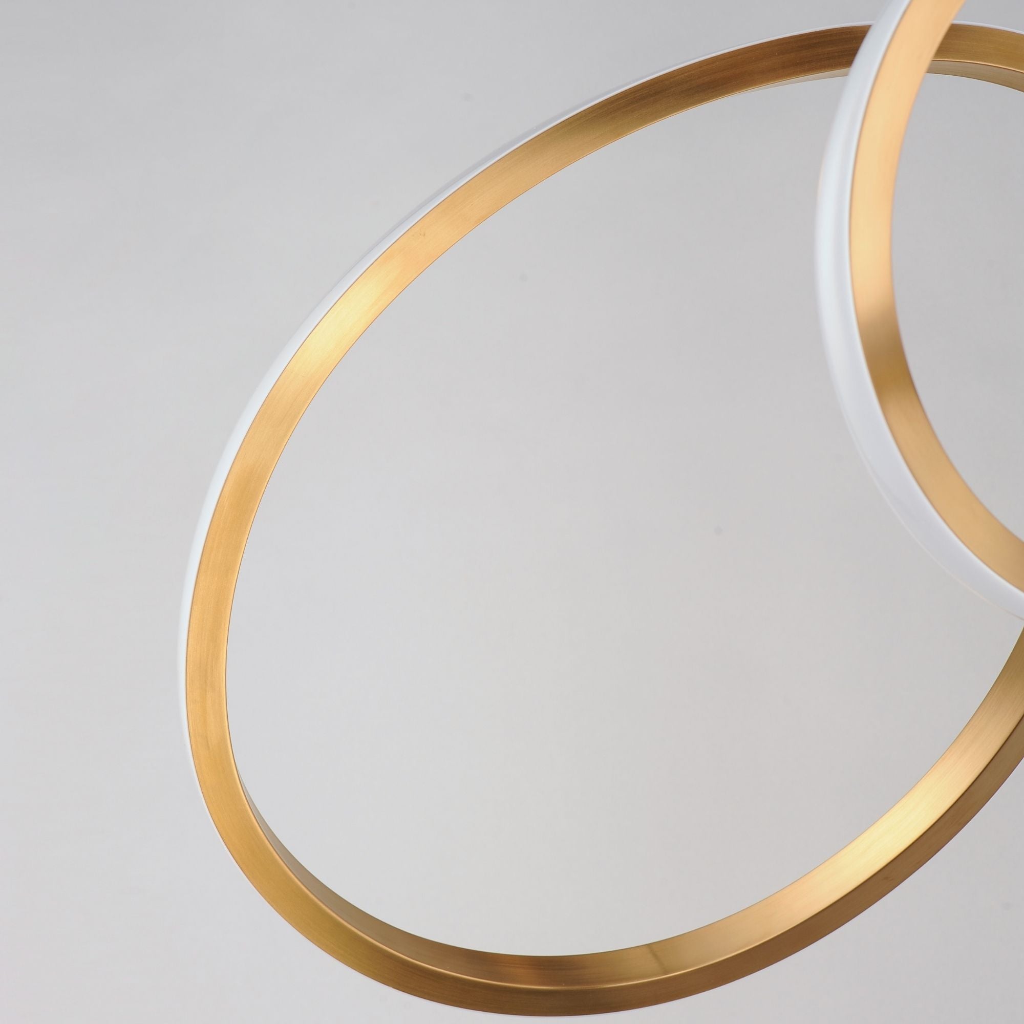 Perpetual 37" LED Pendant, Brushed Champagne Finish