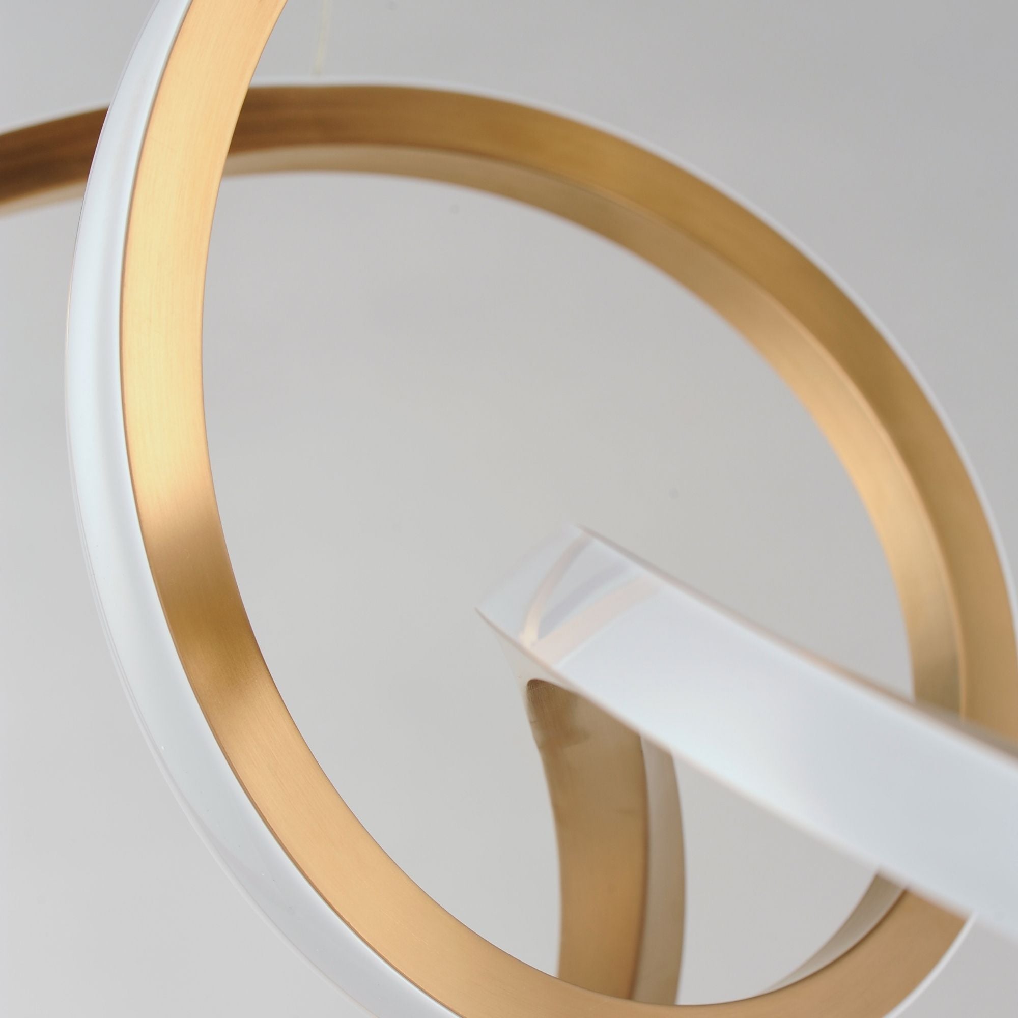 Perpetual 37" LED Pendant, Brushed Champagne Finish