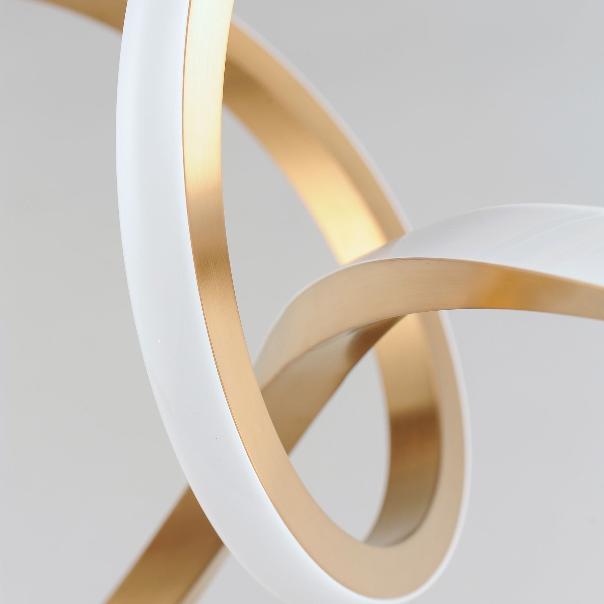 Perpetual 37" LED Pendant, Brushed Champagne Finish