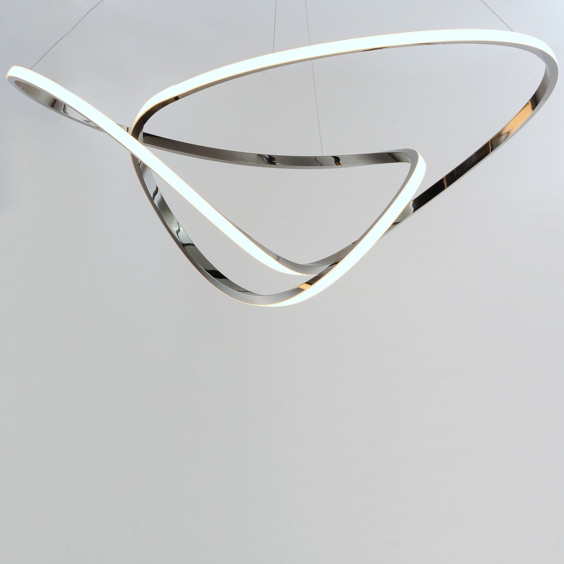 ET2 Lighting - Perpetual 43" LED Pendant, Black Chrome Finish | Bees Lighting