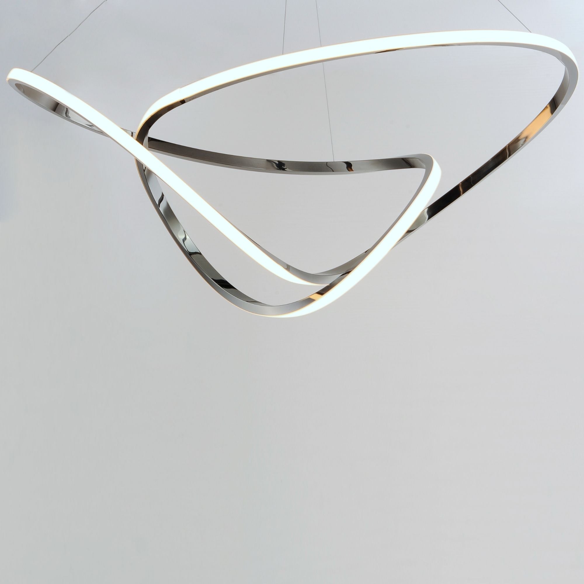 ET2 Lighting - Perpetual 43" LED Pendant, Black Chrome Finish | Bees Lighting