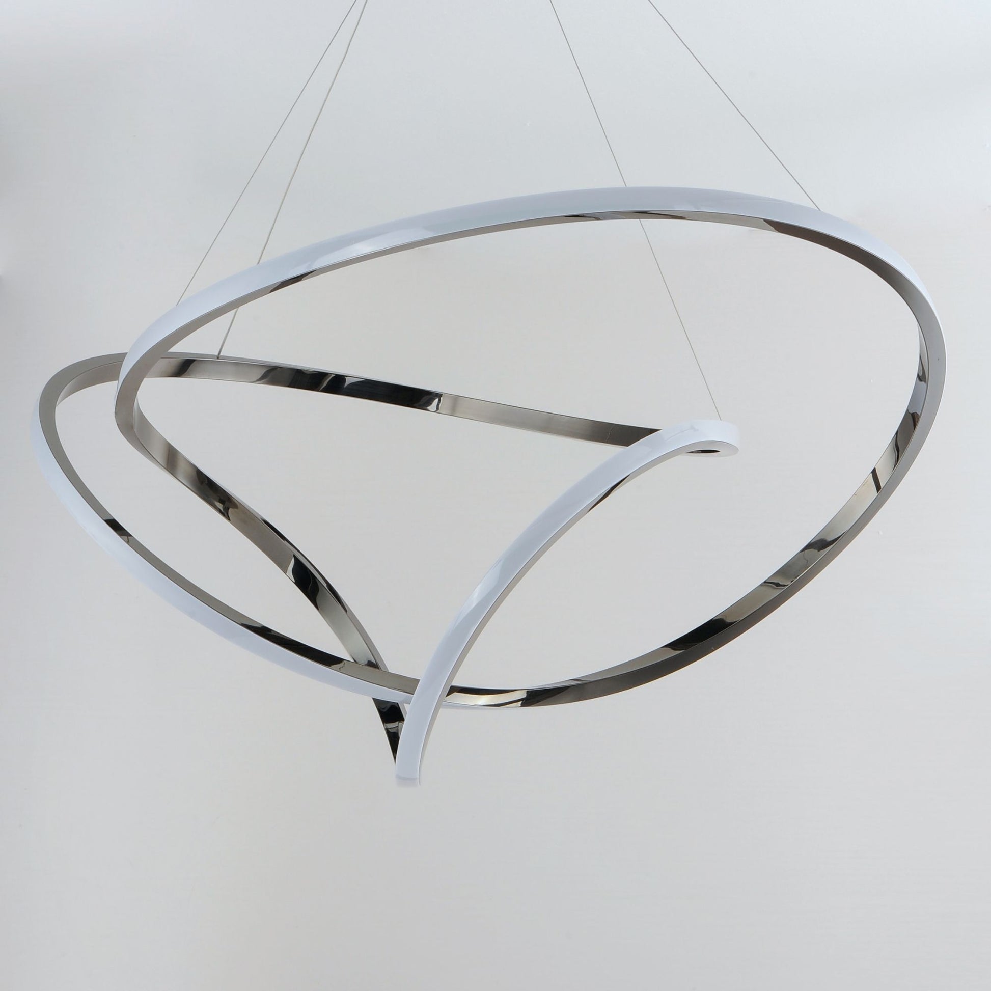 ET2 Lighting - Perpetual 43" LED Pendant, Black Chrome Finish | Bees Lighting