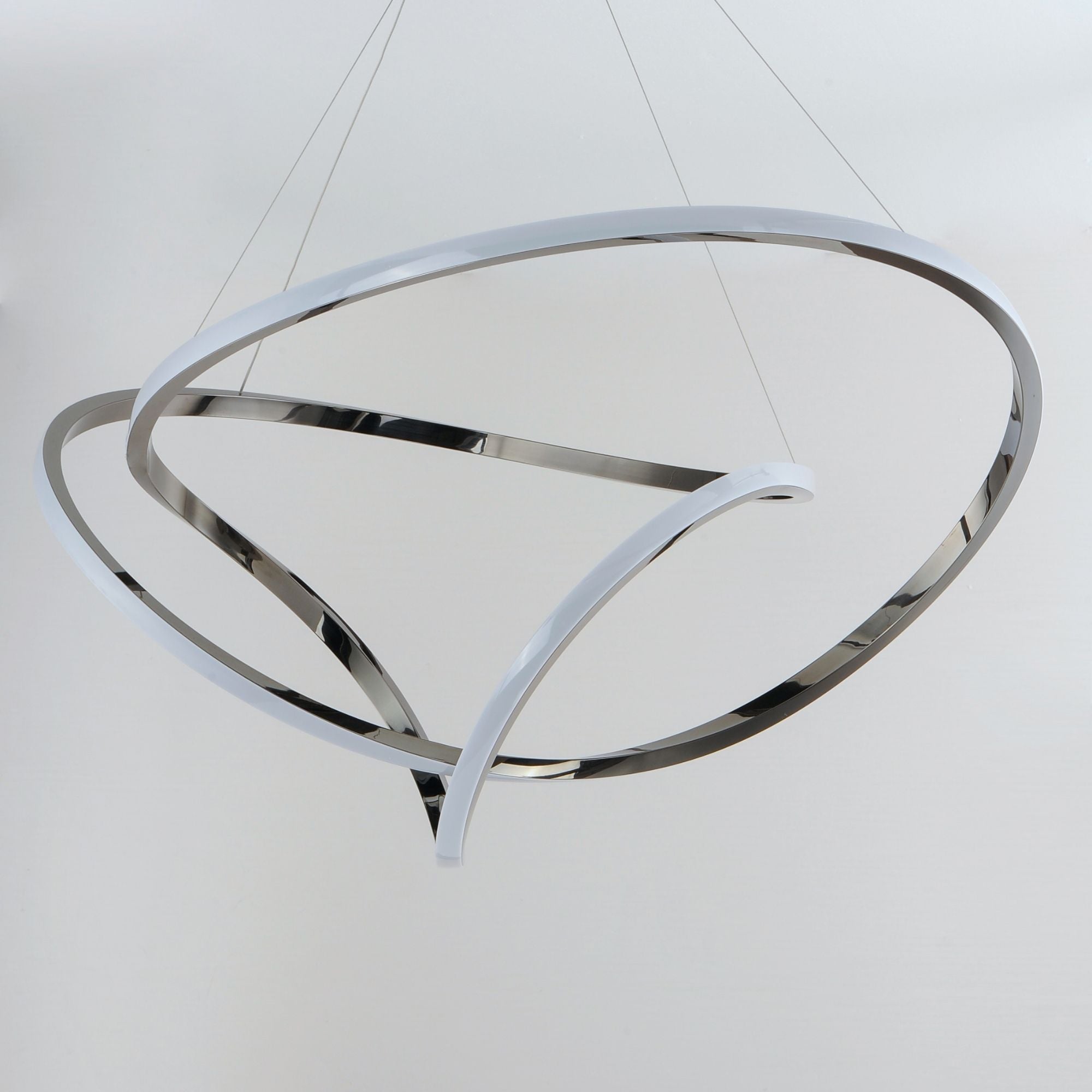 ET2 Lighting - Perpetual 43" LED Pendant, Black Chrome Finish | Bees Lighting