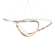 Perpetual 43" LED Pendant, Brushed Champagne Finish