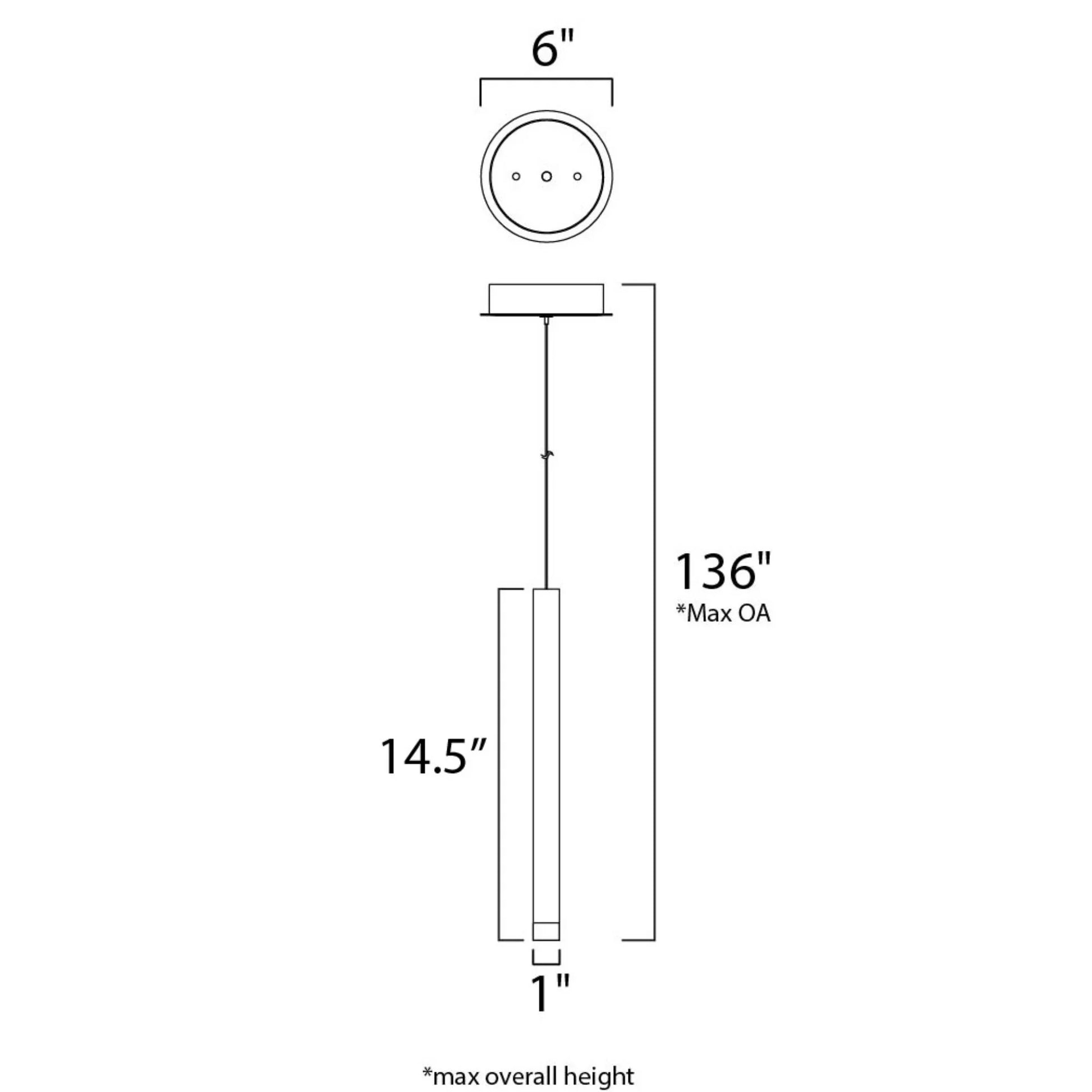 ET2 Lighting - Picolo LED Mini Pendant, Polished Chrome Finish | Bees Lighting