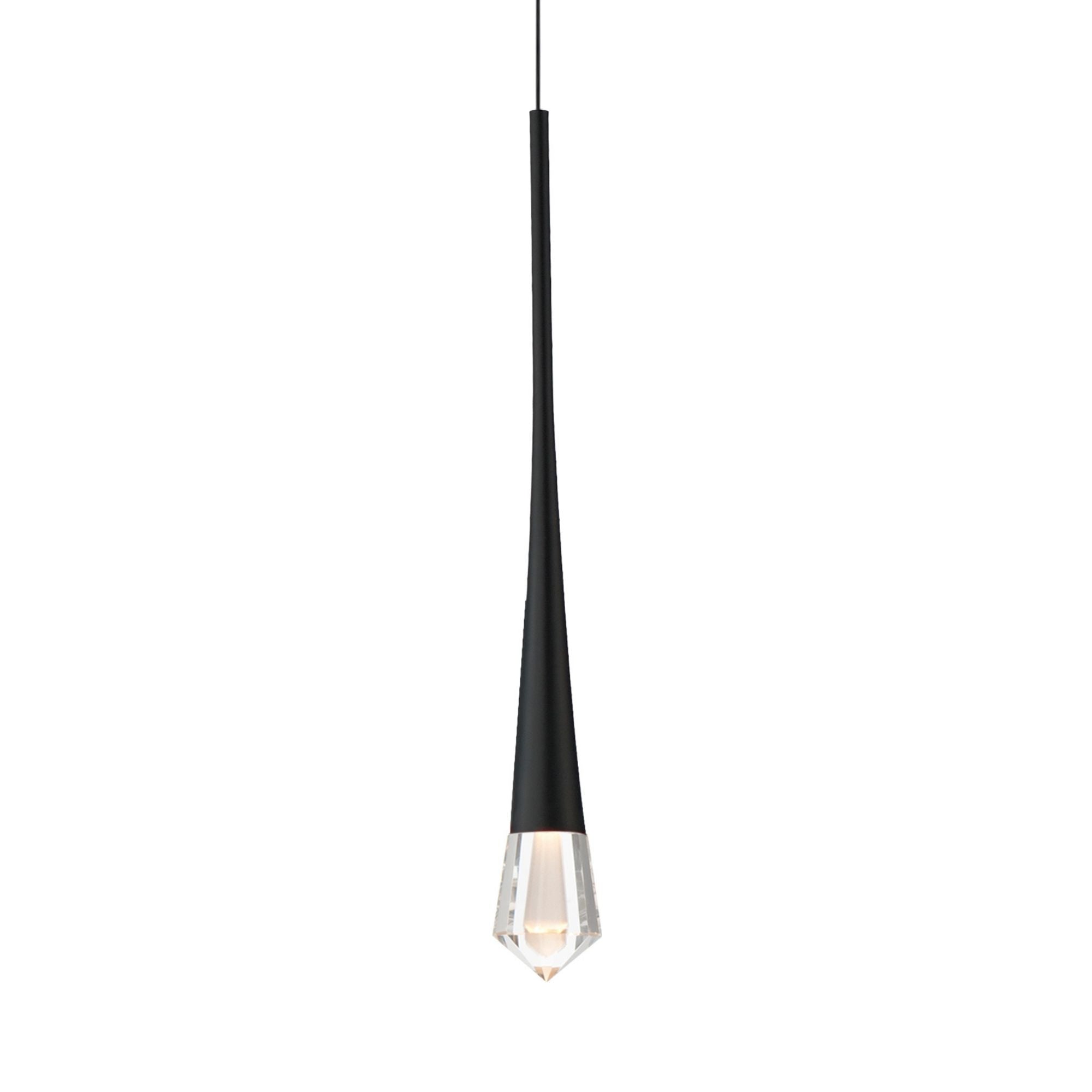 Pierce LED Mini Pendant, Black Finish