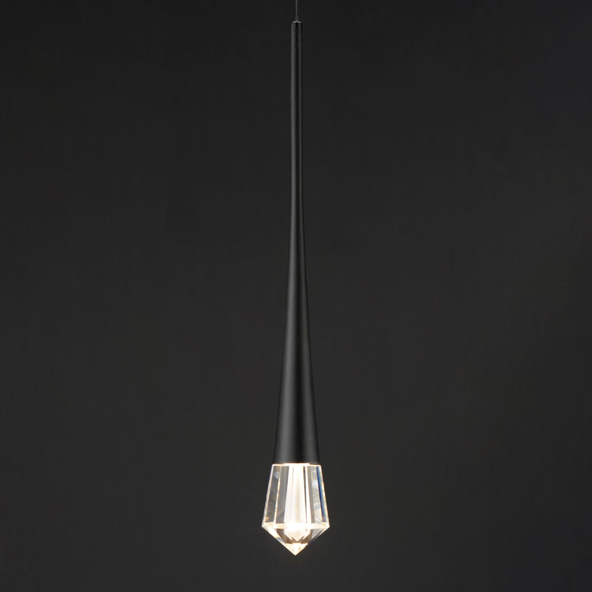 ET2 Lighting - Pierce LED Mini Pendant, Black Finish | Bees Lighting