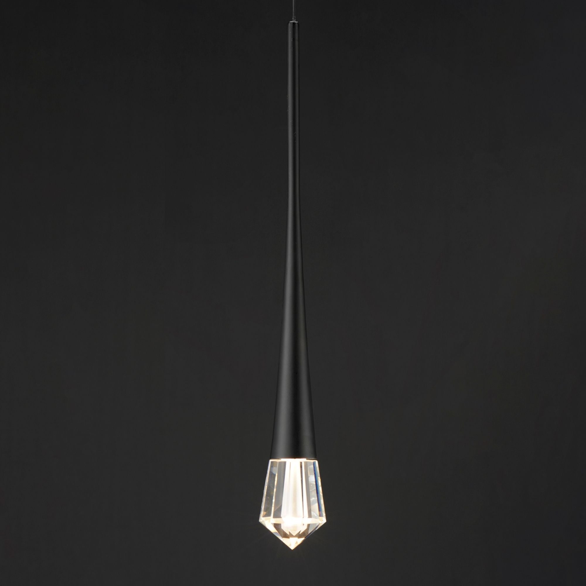 ET2 Lighting - Pierce LED Mini Pendant, Black Finish | Bees Lighting