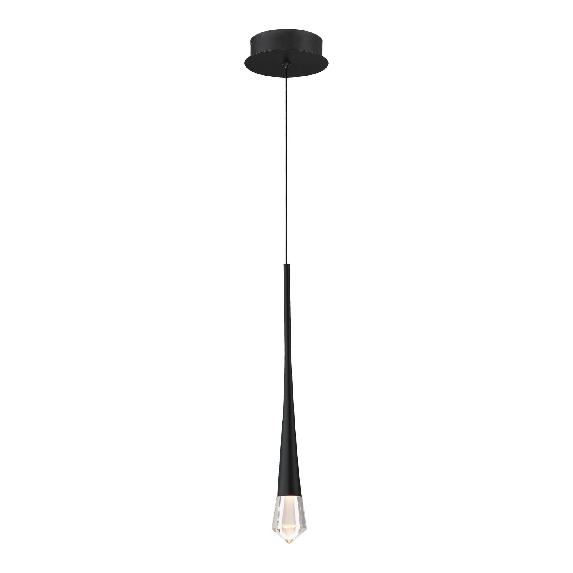 ET2 Lighting - Pierce LED Mini Pendant, Black Finish | Bees Lighting
