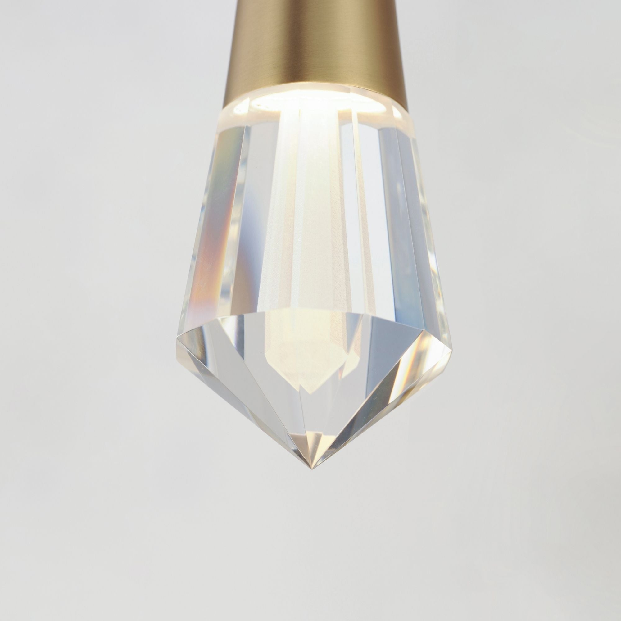 Pierce LED Mini Pendant, Gold Finish