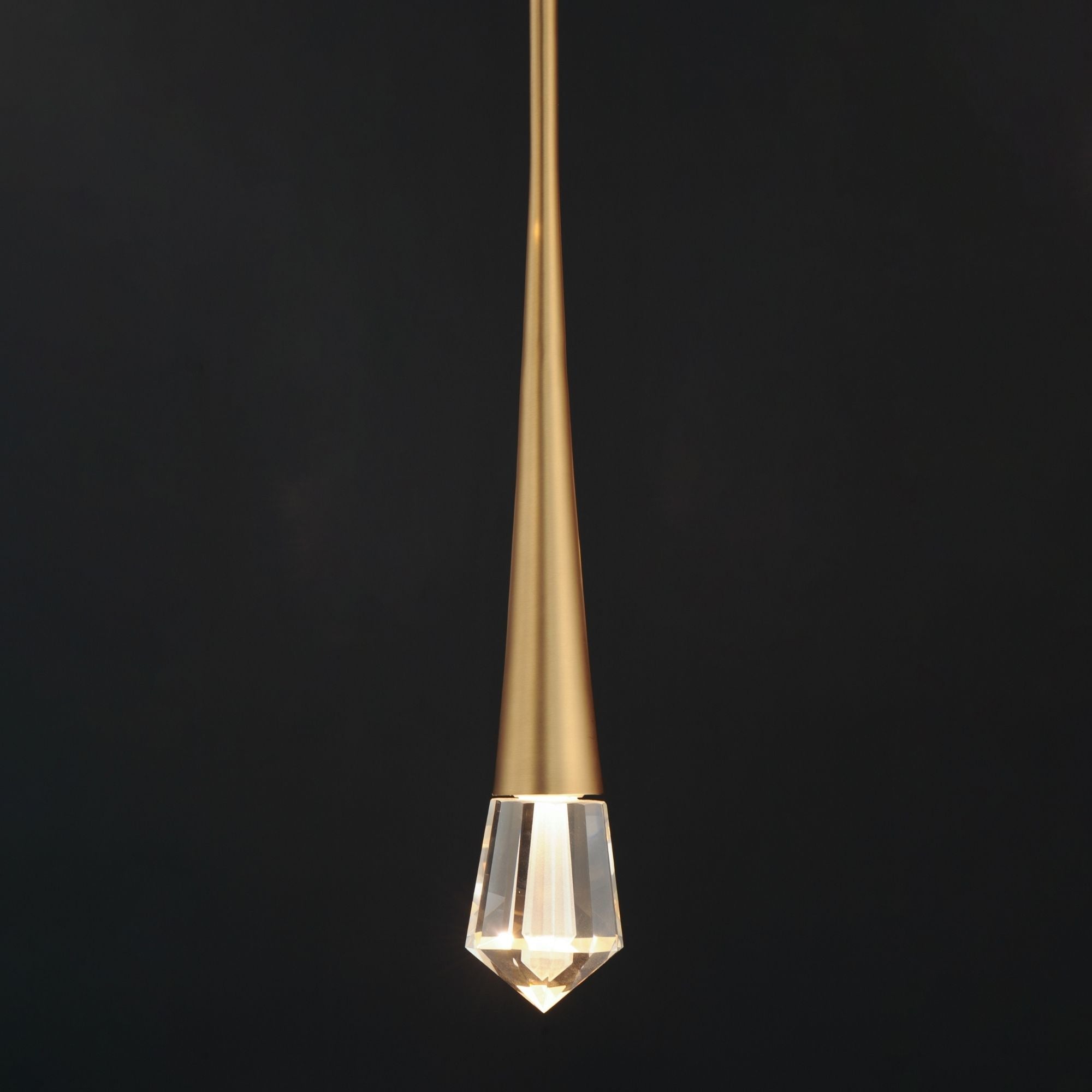 Pierce LED Mini Pendant, Gold Finish