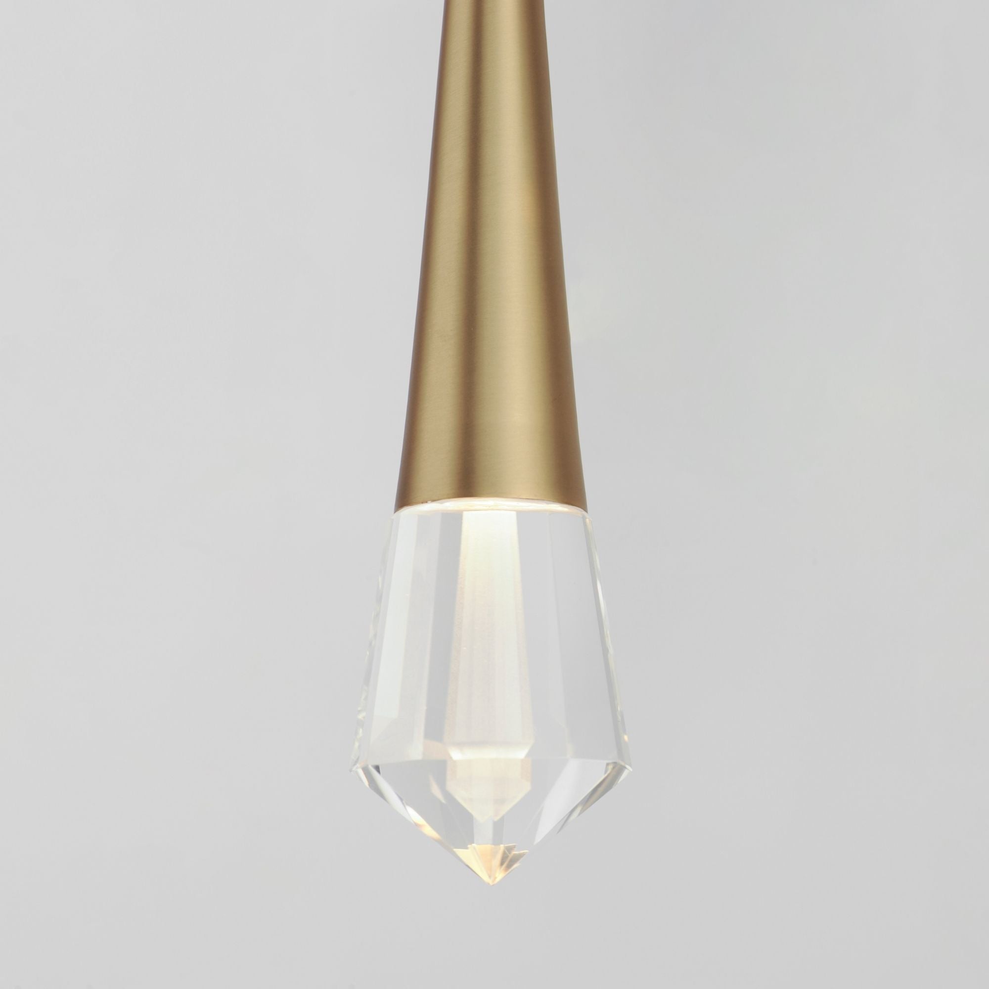 Pierce LED Mini Pendant, Gold Finish
