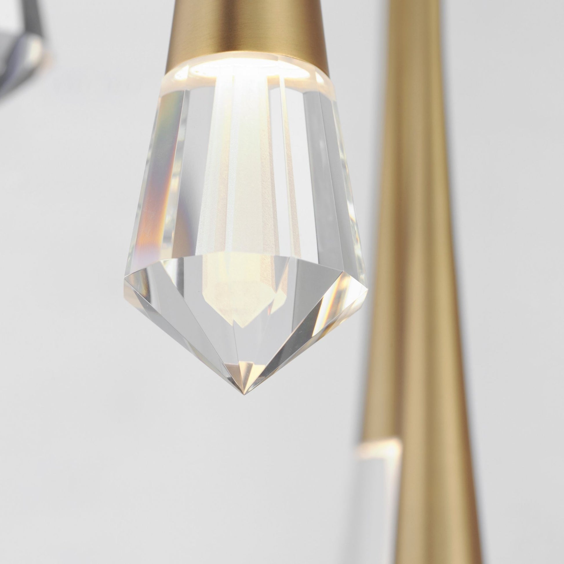 ET2 Lighting - Pierce 13" 5-Light LED Pendant, Gold Finish | Bees Lighting